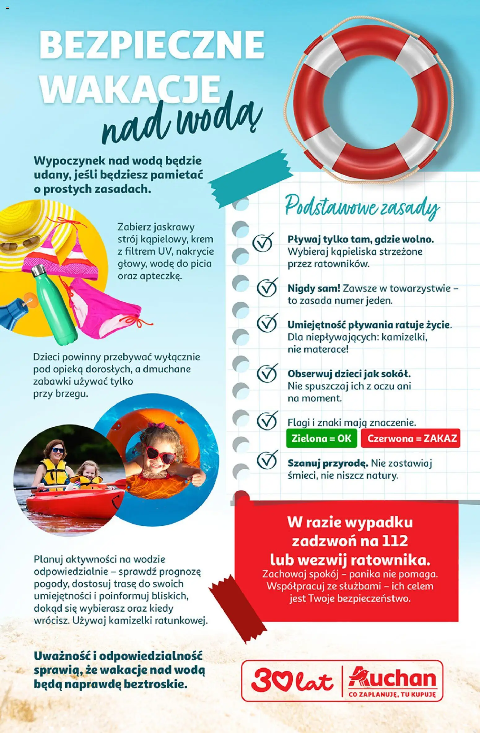 Auchan gazetka - 30 Lat Hipermarket od 18.06.2026 | Strona: 44 | Produkty: Krem, Woda