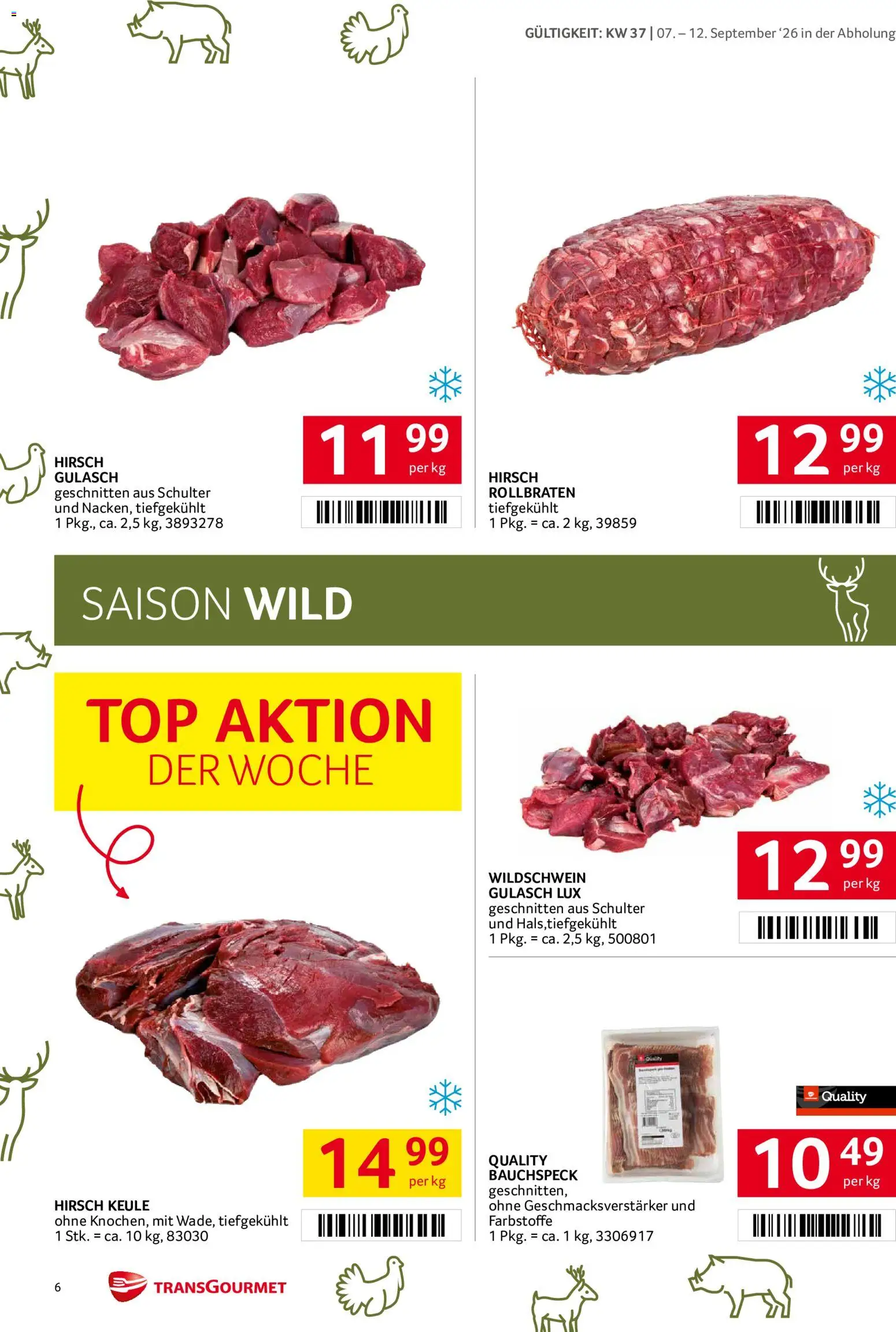 Transgourmet Flugblatt gültig ab 07.09.2026 | Seite: 6