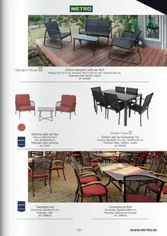 Metro katalog Horeca Profesionalna oprema - pregled Metro kataloga - važi od 10.07.2026 | Strana: 121 | Proizvode: Sofa, Fotelja, Sto, Stolica