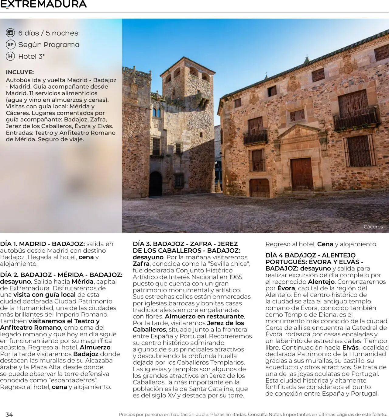 Viajes El Corte Inglés - Club de Vacaciones - Vacaciones Económicas Personalizado │ válido desde el 01/09/2025 | Página: 34 | Productos: Vino, Agua