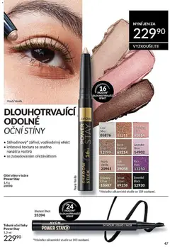 Náhled letáku Avon Katalog 05/2026 od 01.05.2026 | Strana: 47 | Produkty: Oční linky, Oční stíny