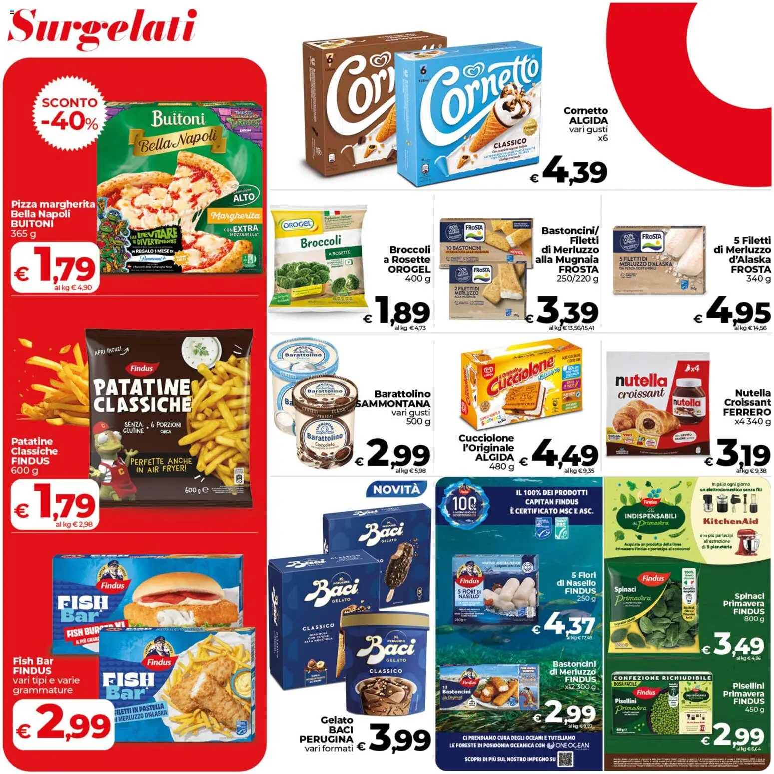 Volantino COOP del 07.04.2026 | Pagina: 12 | Prodotti: Pizza, Spinaci, Broccoli, Croissant
