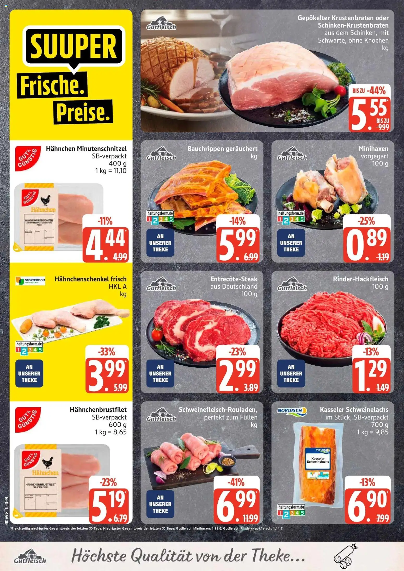 Edeka Prospekt Dobbertin (ab 21.09.2026) » Angebote Online | Seite: 8 | Produkte: Hahnchen, Hahnchenschenkel, Theke, Krustenbraten