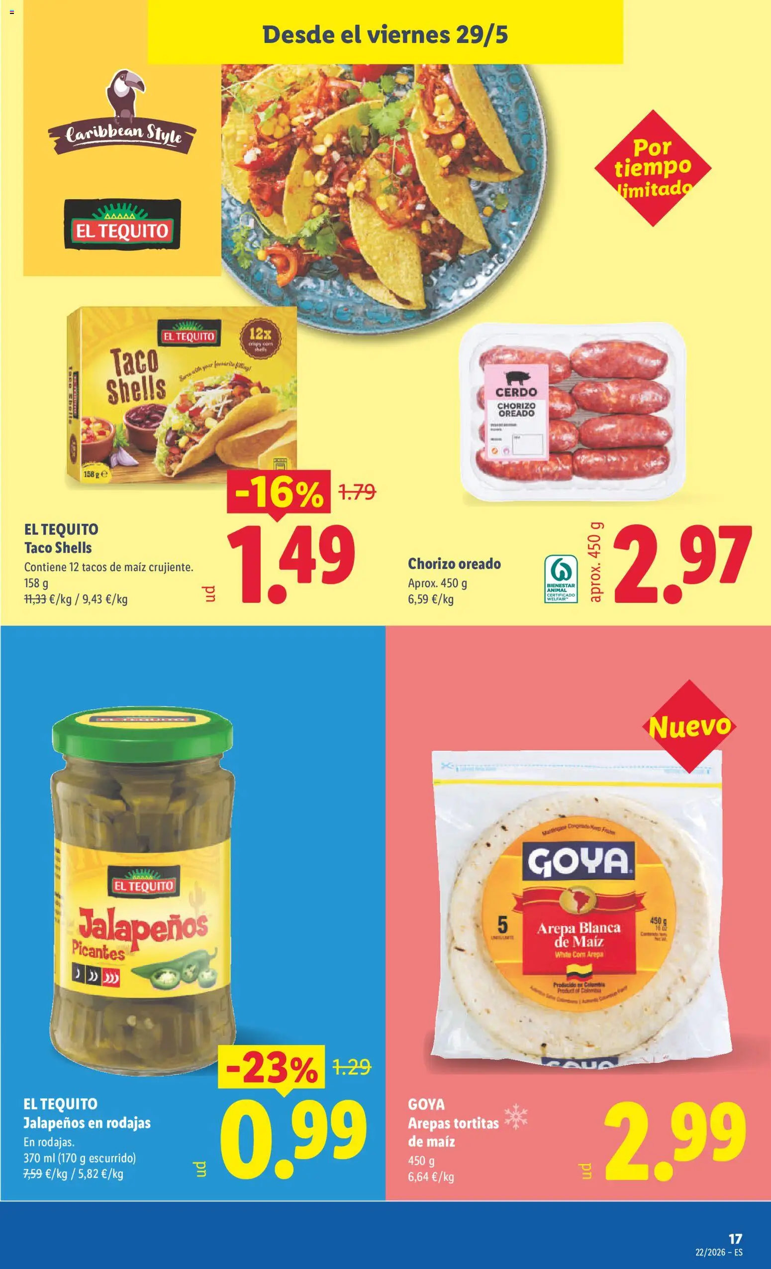 Lidl folleto │ válido desde el 25.05.2026 | Página: 29 | Productos: Cerdo, Tacos