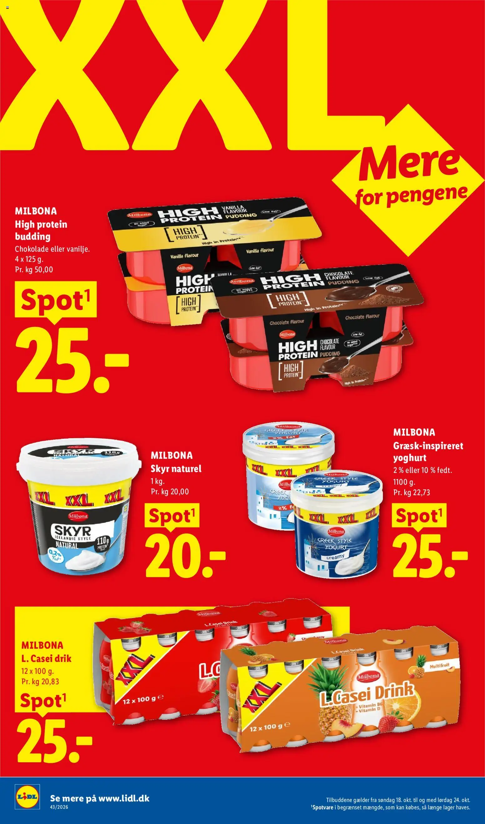 Lidl tilbudsavis – gyldig fra 18/10/2026 | Side: 24 | Produkter: Yoghurt, Chokolade, Skyr, Søm