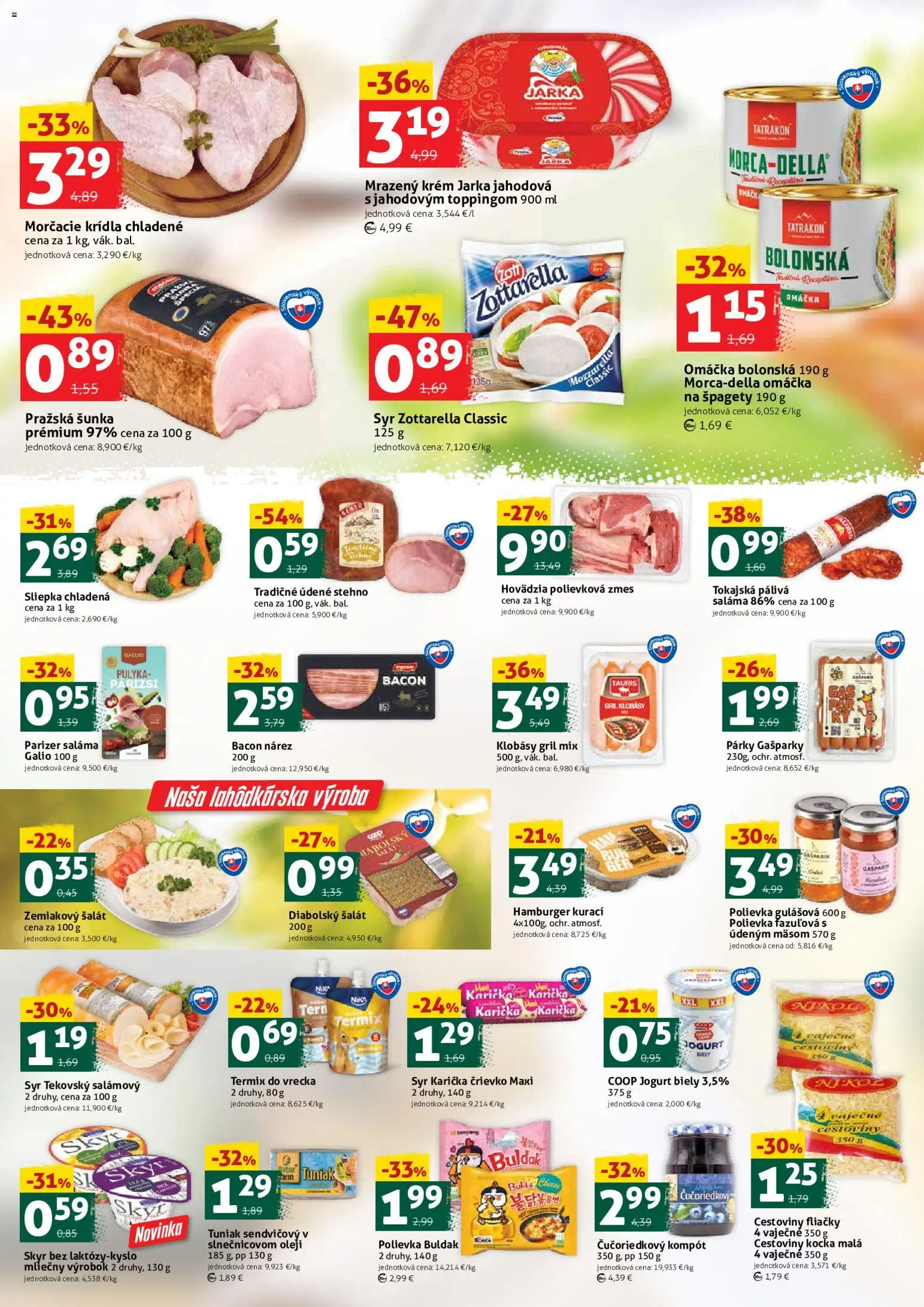 Nové COOP Jednota akcie – leták je platný od 10.07.2026 | Strana: 2