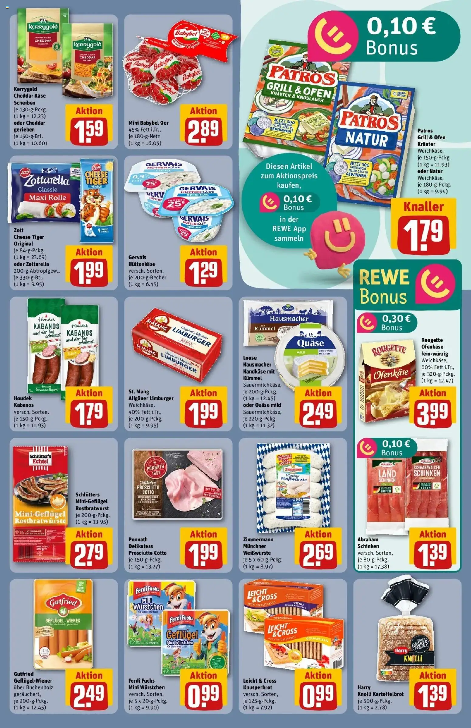 Rewe Prospekt Gemmrigheim – gültig ab 17.05.2026 | Seite: 15 | Produkte: Rougette ofenkase, Knoblauch, Babybel, Hüttenkäse