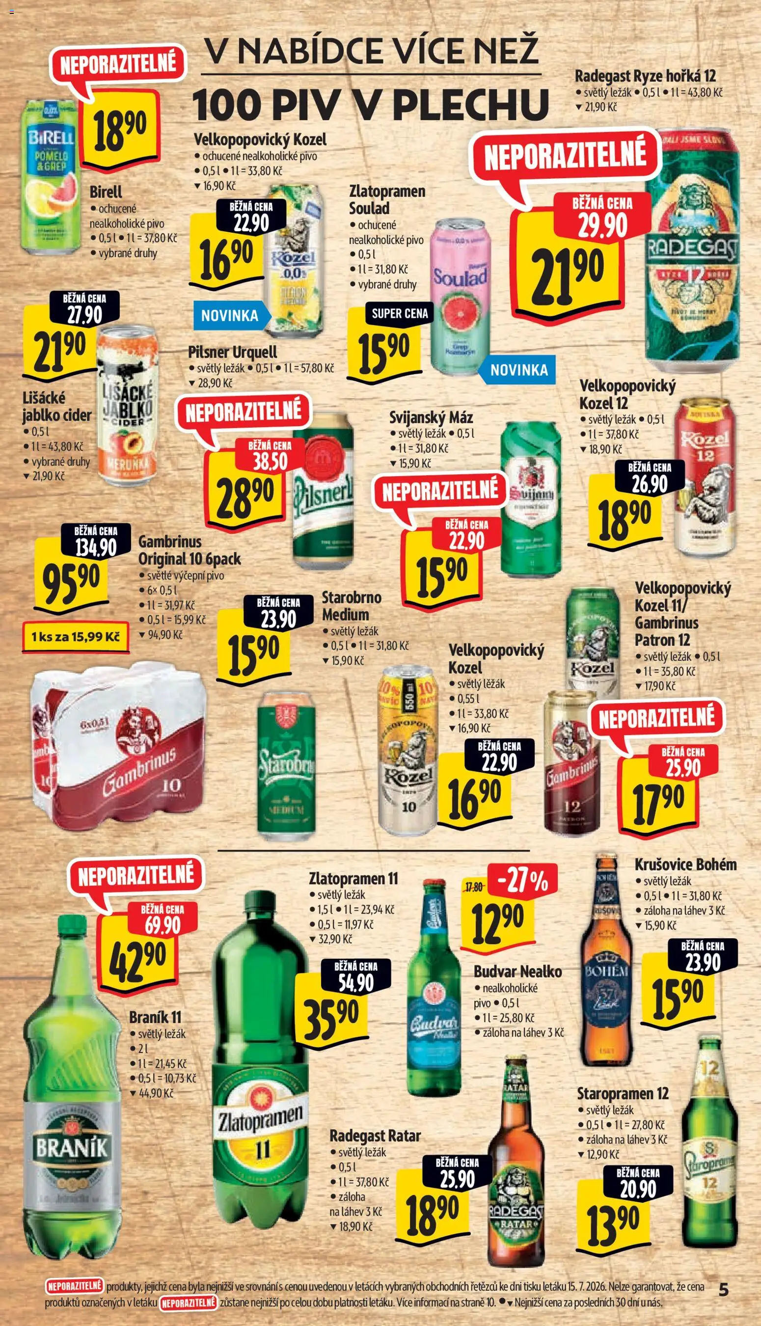 Albert leták - Hypermarket od 22.07.2026 | Strana: 11 | Produkty: Pomelo, Pilsner, Braník, Svijany