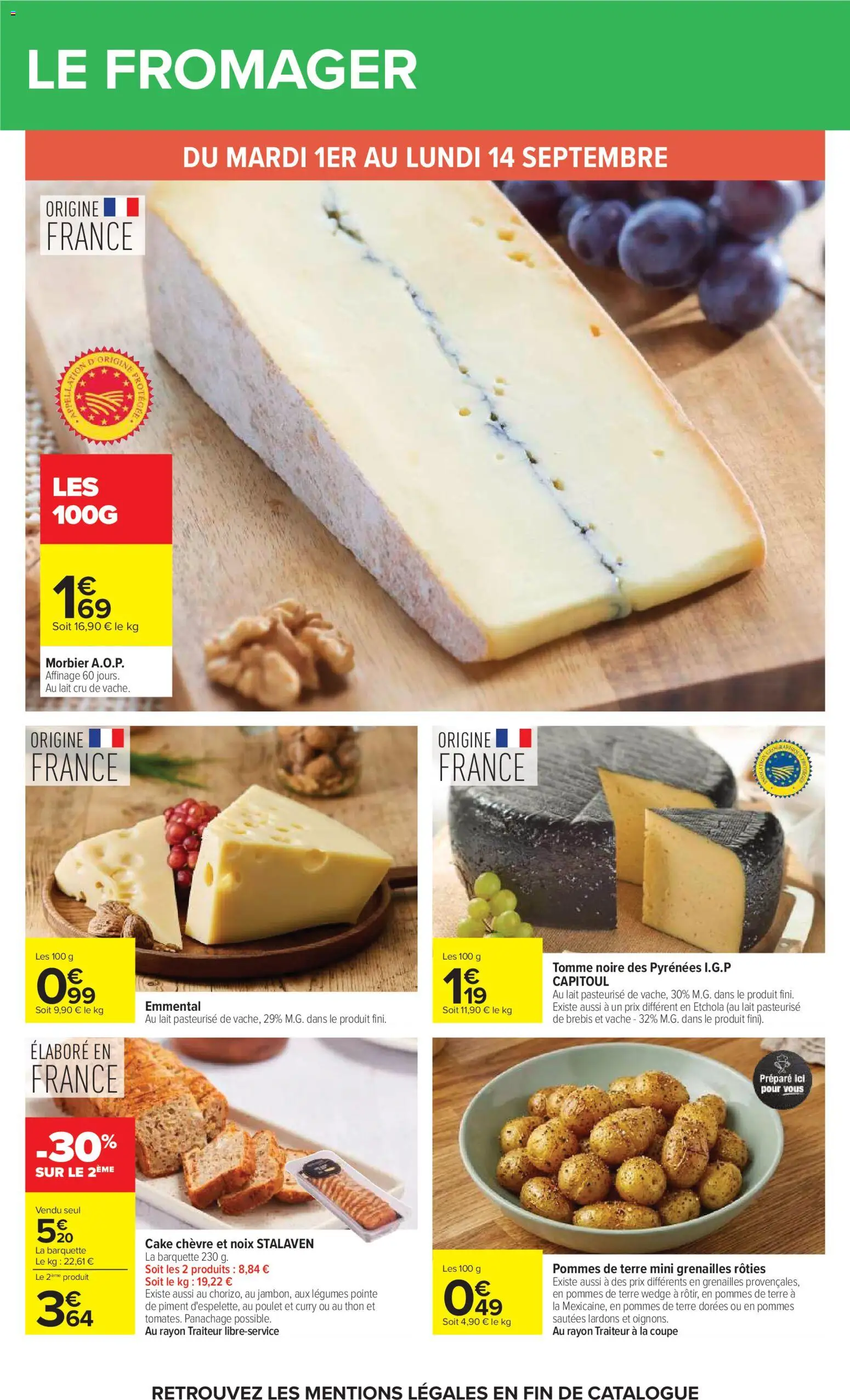 {H1} | Page: 28 | Produits: Curry, Thon, Piment, Pommes