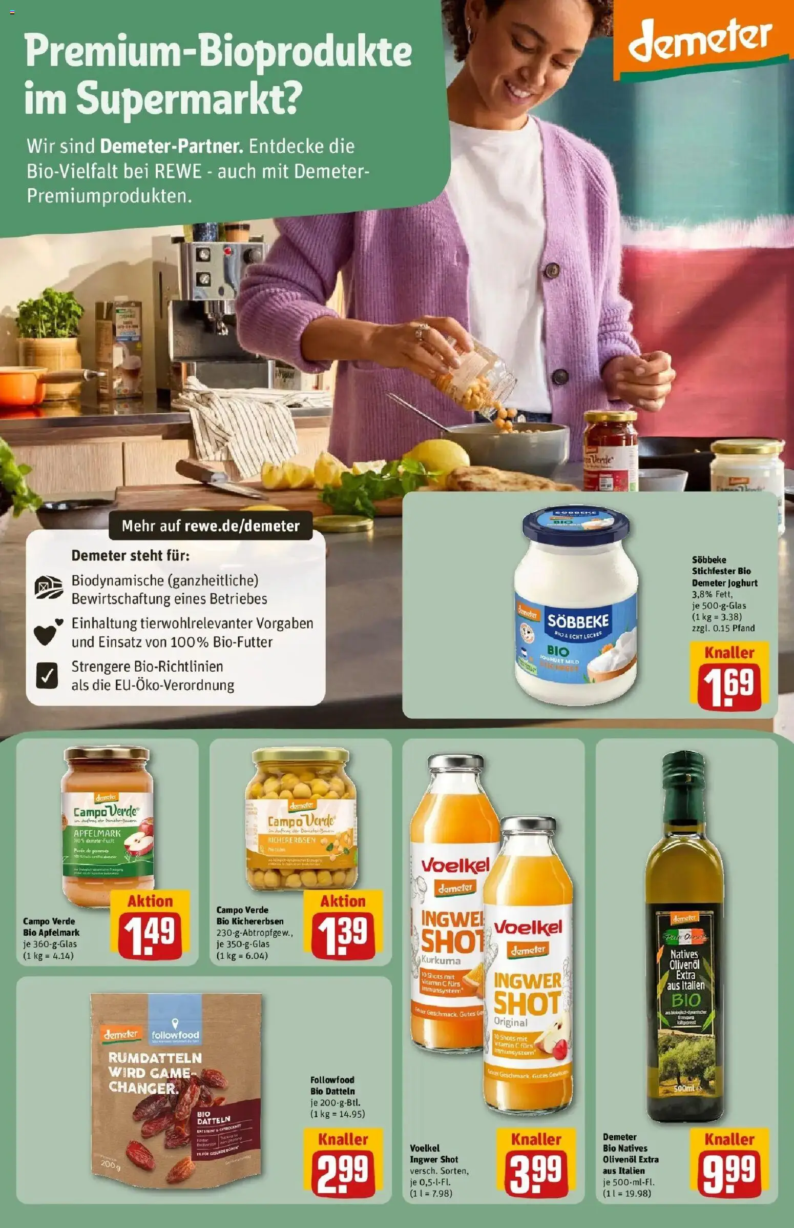 REWE Prospekt ab 10.08.2026 zum Blättern » Angebote | Seite: 27 | Produkte: Joghurt, Olivenol, Pommes