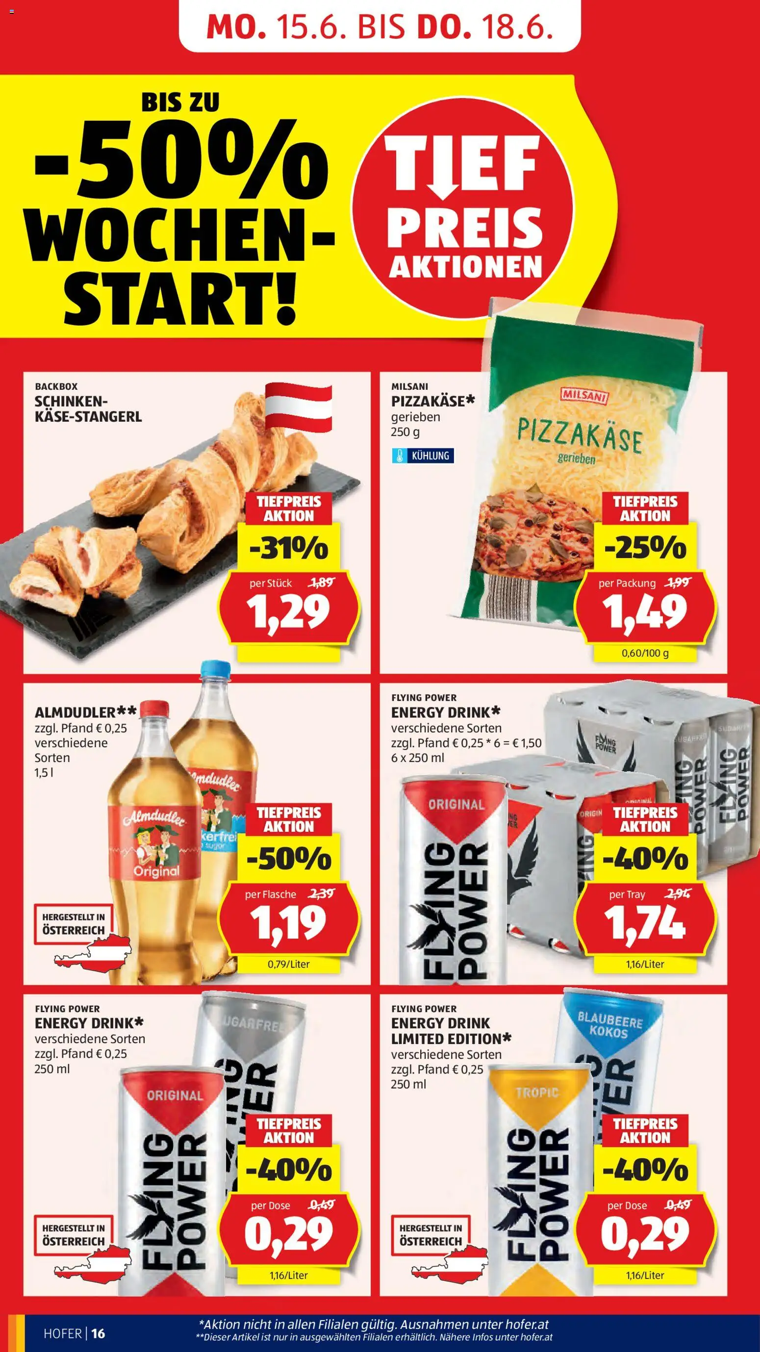 Hofer Flugblatt gültig ab 12.06.2026 | Seite: 18 | Produkte: Schinken