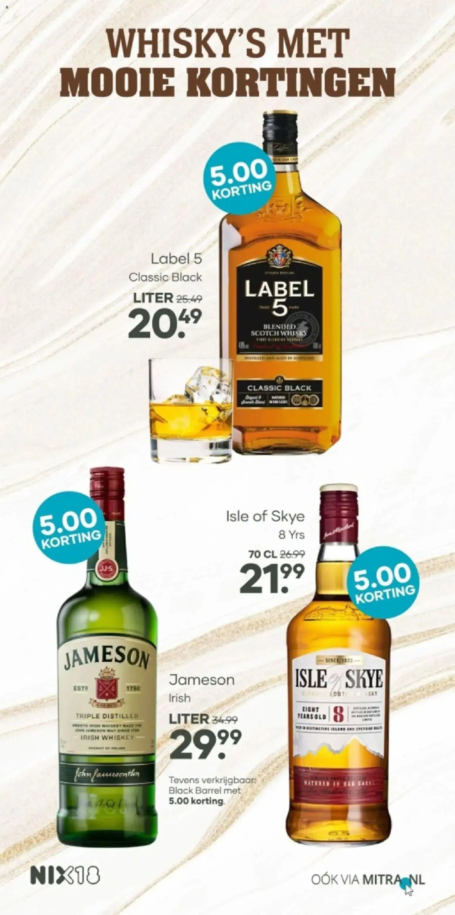 Mitra folder vanaf 24-08-2026 || NIEUWE | Pagina: 3 | Producten: Whisky, Jameson