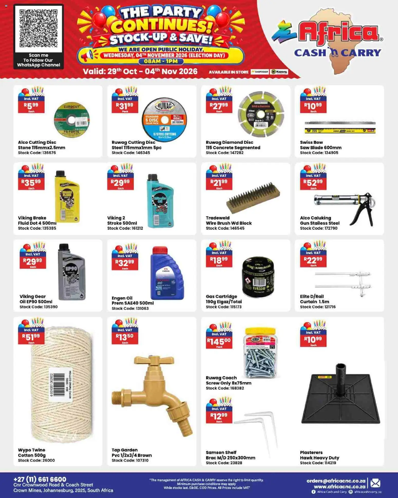 New Africa Cash & Carry catalogue – valid from 29/10/2026 | Page: 48