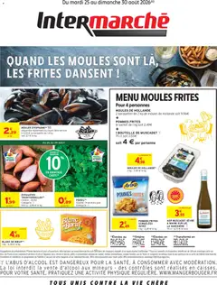 Intermarché - Prévisualisation de Intermarché catalogue Moules frites valide à partir de 25/08/2026