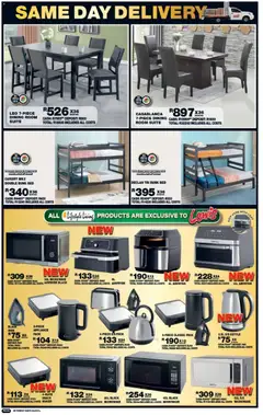 Lewis Stores specials catalogue – valid from 10/08/2026 | Page: 10 | Products: Oven, Microwave, Double bunk, Foam