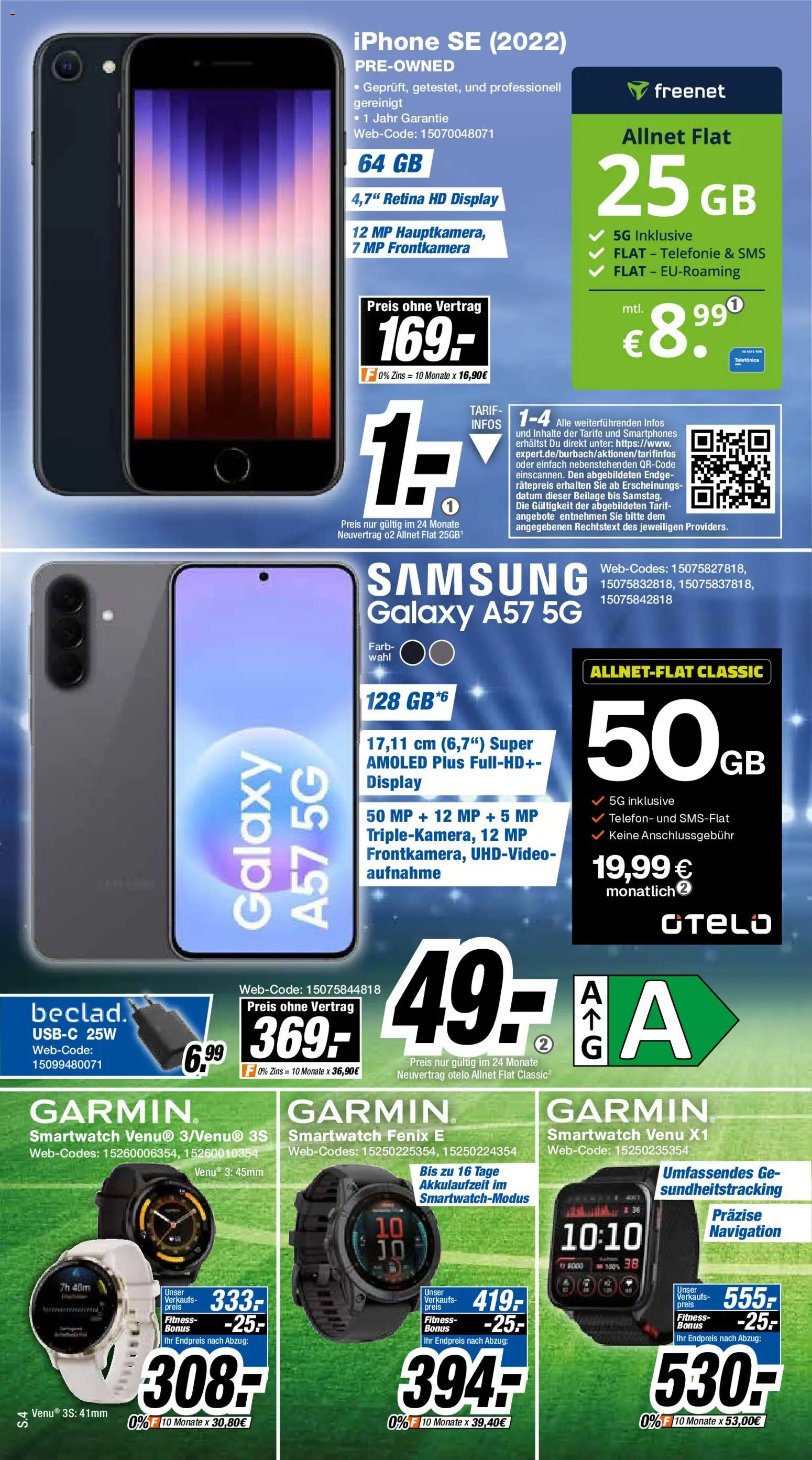 Expert Giessen – gültig ab 06.07.2026 | Seite: 4 | Produkte: Smartwatch, Samsung, Smartphones, Telefon