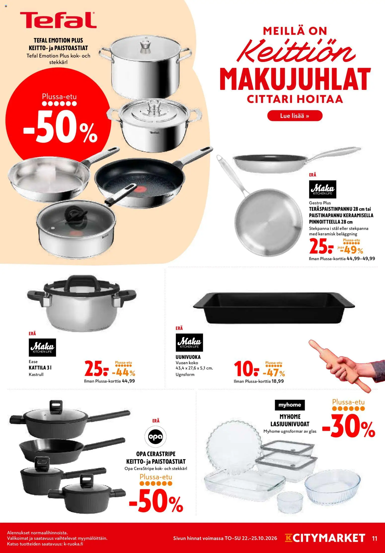 K-Citymarket tarjoukset – voimassa 22/10/2026 alkaen | Sivu: 11