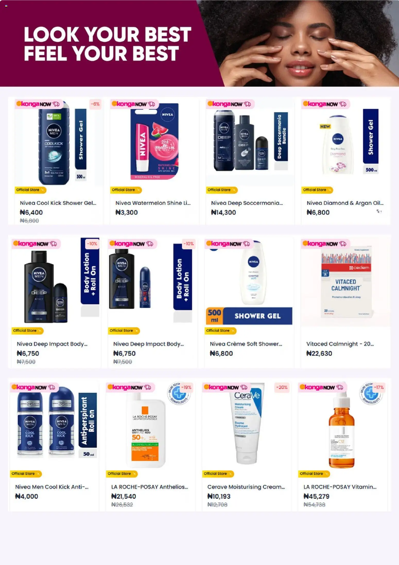 Konga Catalogue valid from 31/08/2026 | Page: 6 | Products: Oil, Antiperspirant, Shower, Shower gel