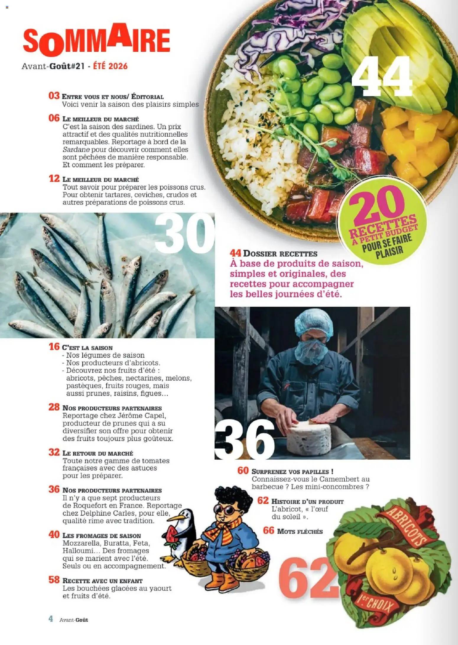 {H1} | Page: 4 | Produits: Halloumi, Base, Poissons, Yaourt
