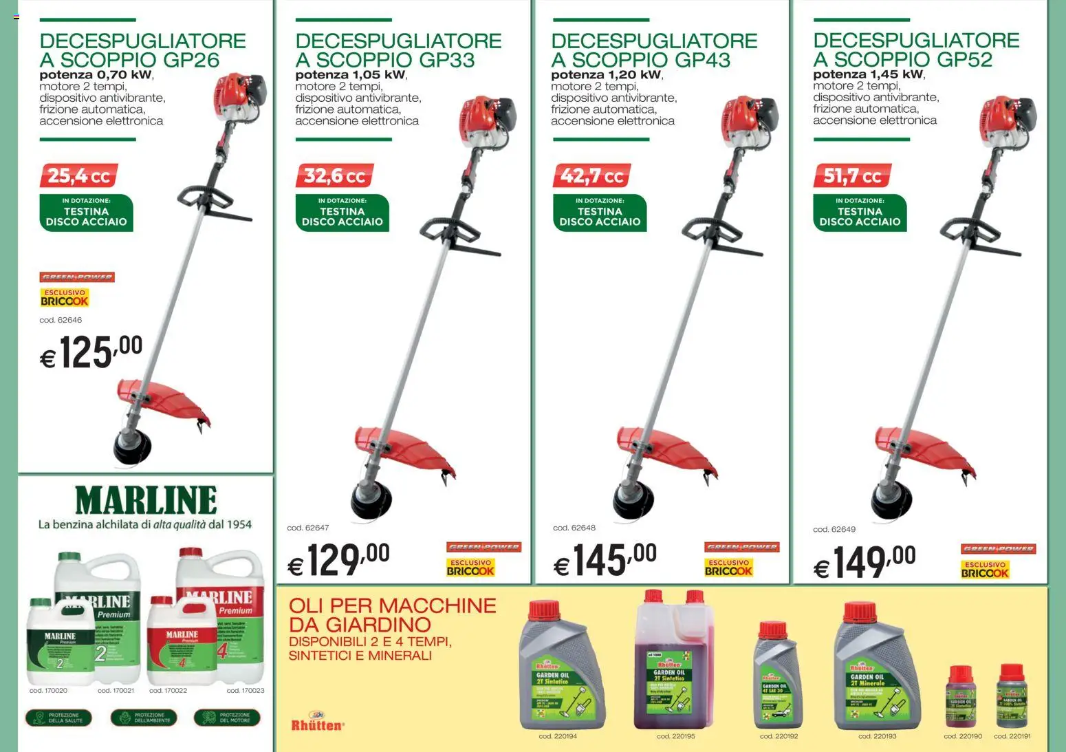 Volantino Brico OK del 05/03/2026 | Pagina: 4 | Prodotti: Decespugliatore, Disco