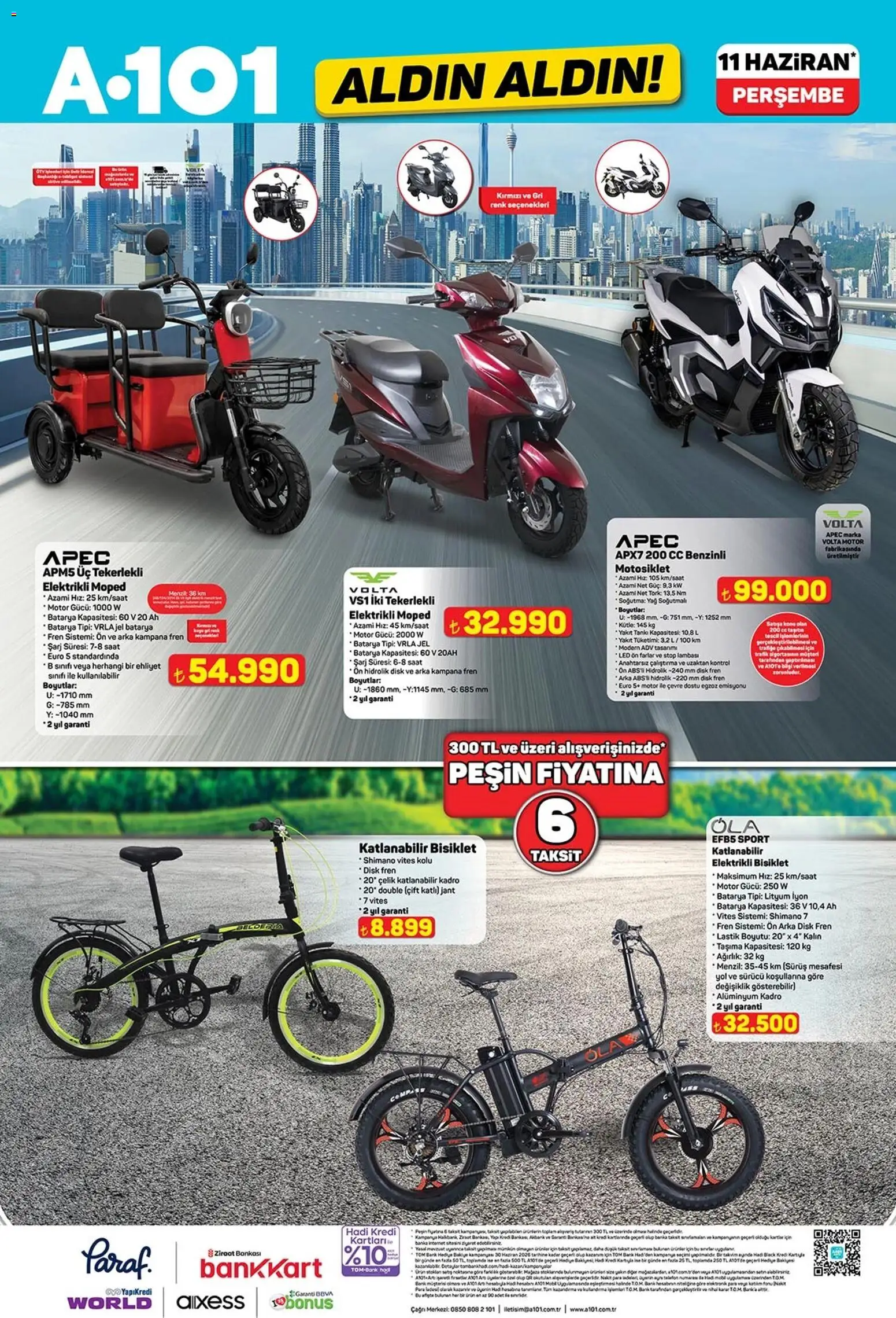 A101 - Katalog Aldın Aldın - 11.06.2026 tarihinden itibaren geçerlidir | Sayfa: 9 | Ürünler: Lastik, Saat, Disk, Ağırlık