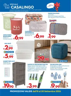 Anteprima del volantino MD Discount volantino valido a partire dal 08/09/2026 | Pagina: 27 | Prodotti: Rasoio, Porta, Cassettiera, Batteria