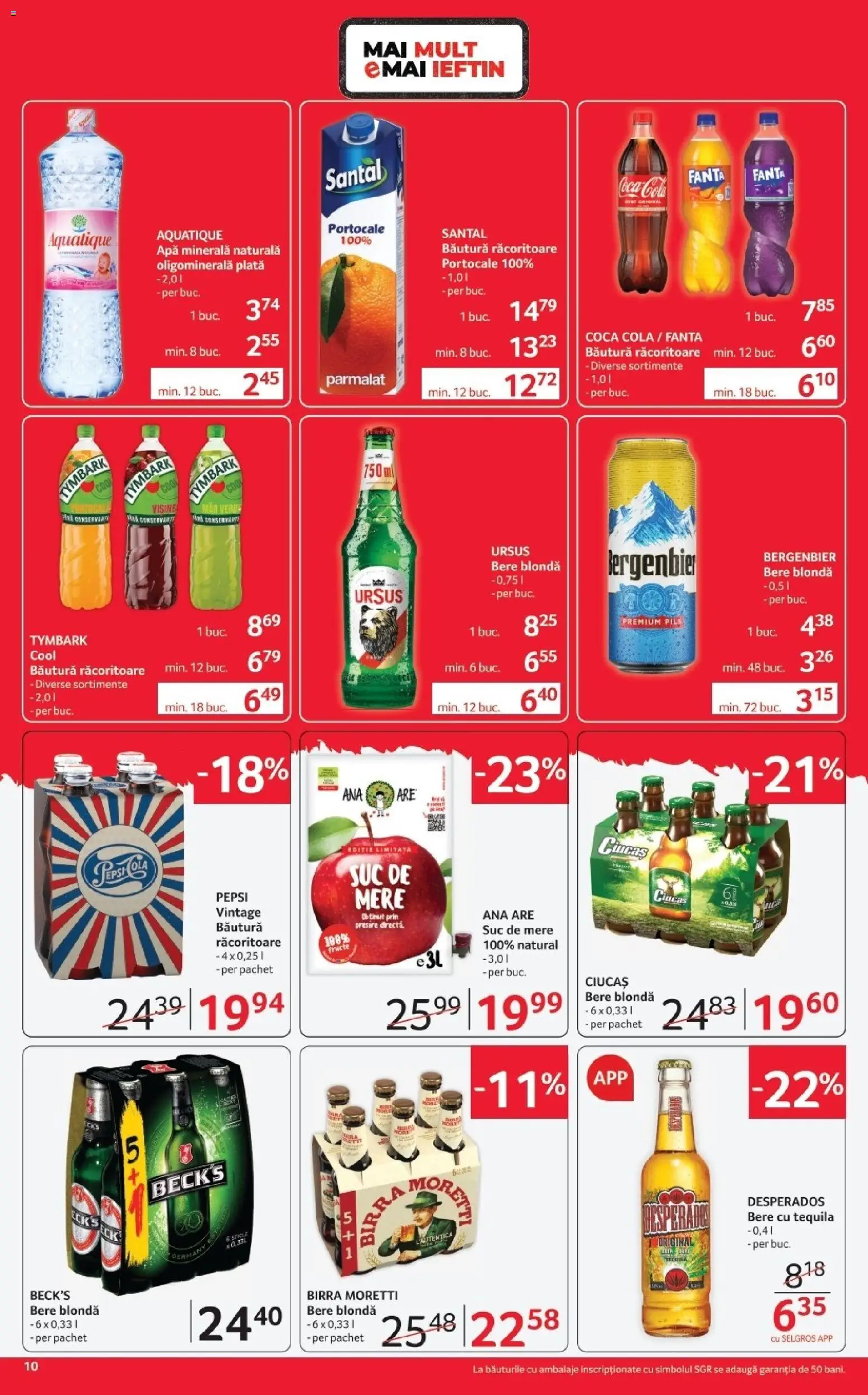 Noul catalog Selgros – valabil de la 17.04.2026 | Pagină: 10 | Produse: Yazı tahtası kalemi, Bere, Mere, Plastik Kulübe