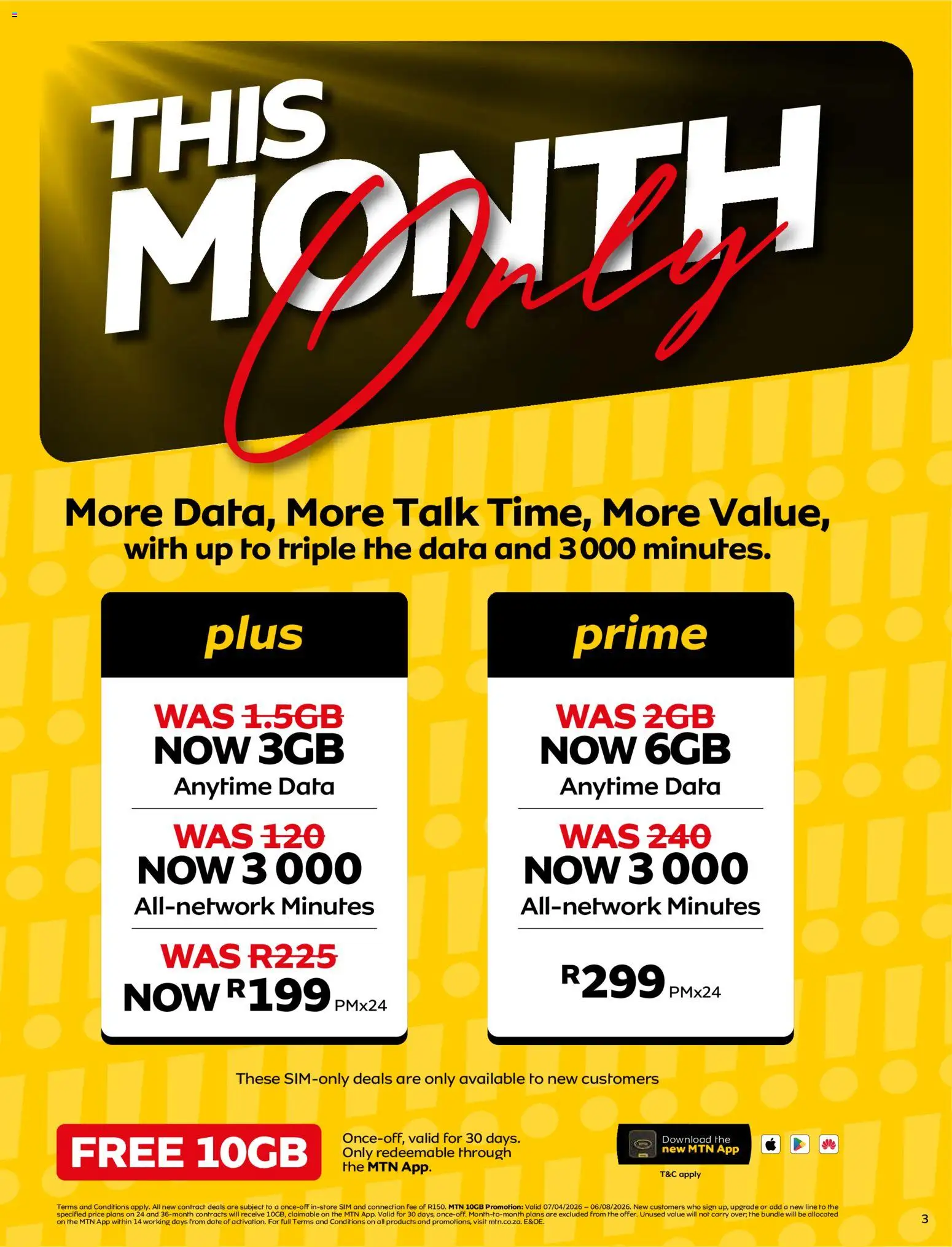 New MTN catalogue – valid from 07/07/2026 | Page: 3