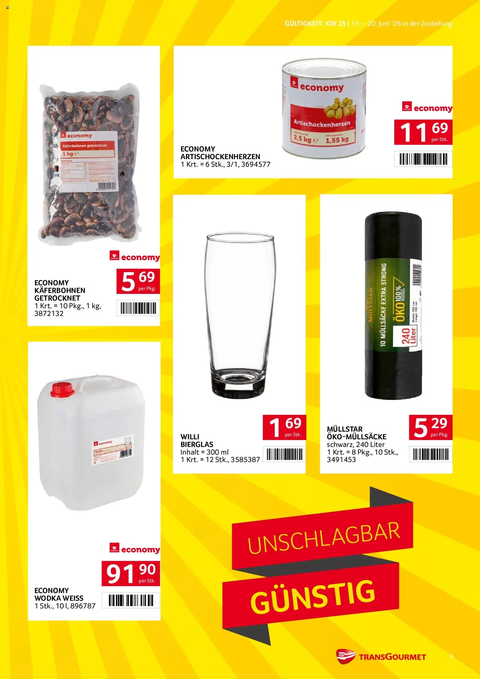Transgourmet Zustellaktion gültig ab 15.06.2026 | Seite: 5 | Produkte: Wodka