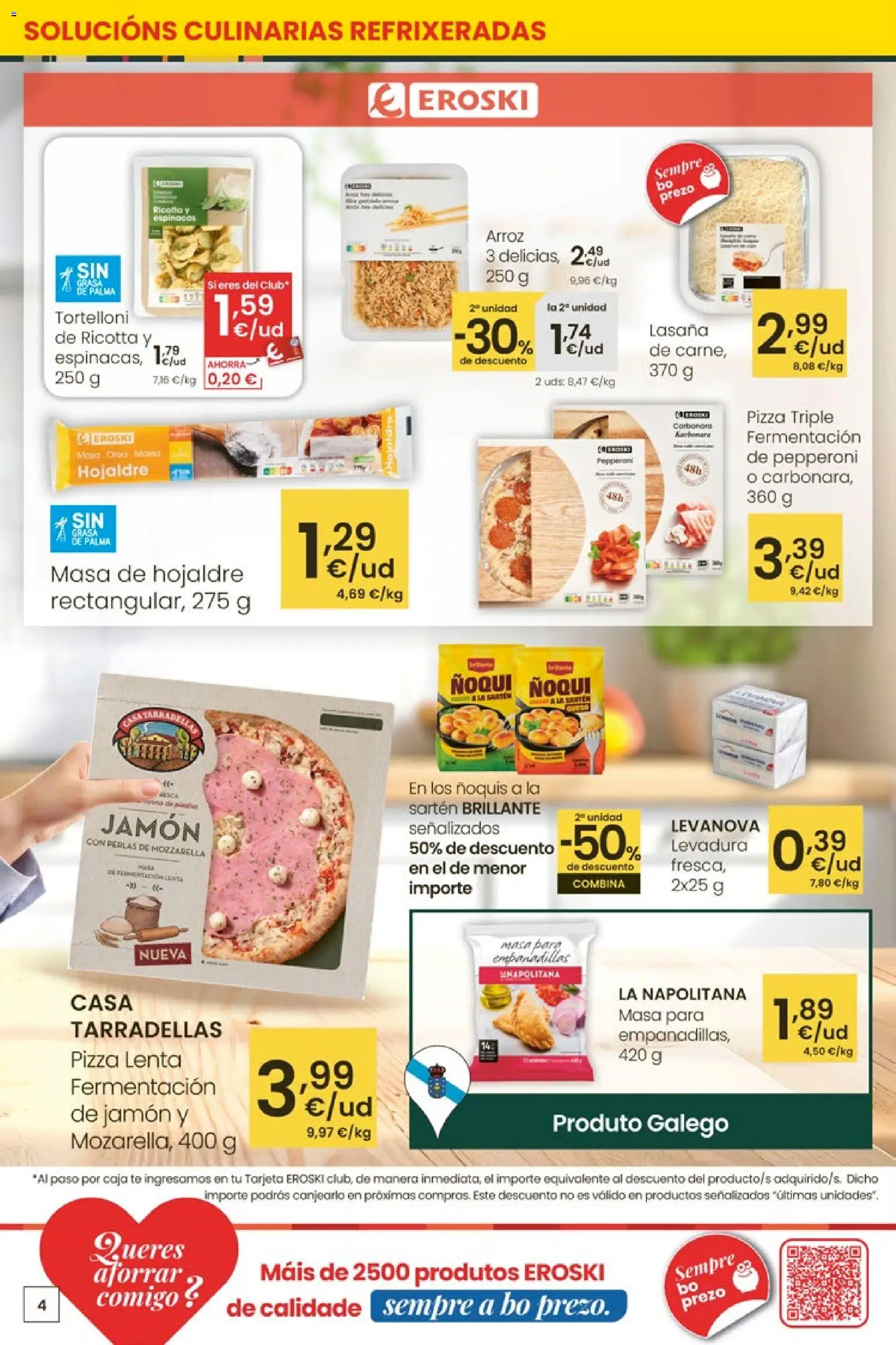 Eroski Quieres ahorrar conmigo │ válido desde el 16.04.2026 | Página: 4 | Productos: Jamón, Arroz, Té, Caja