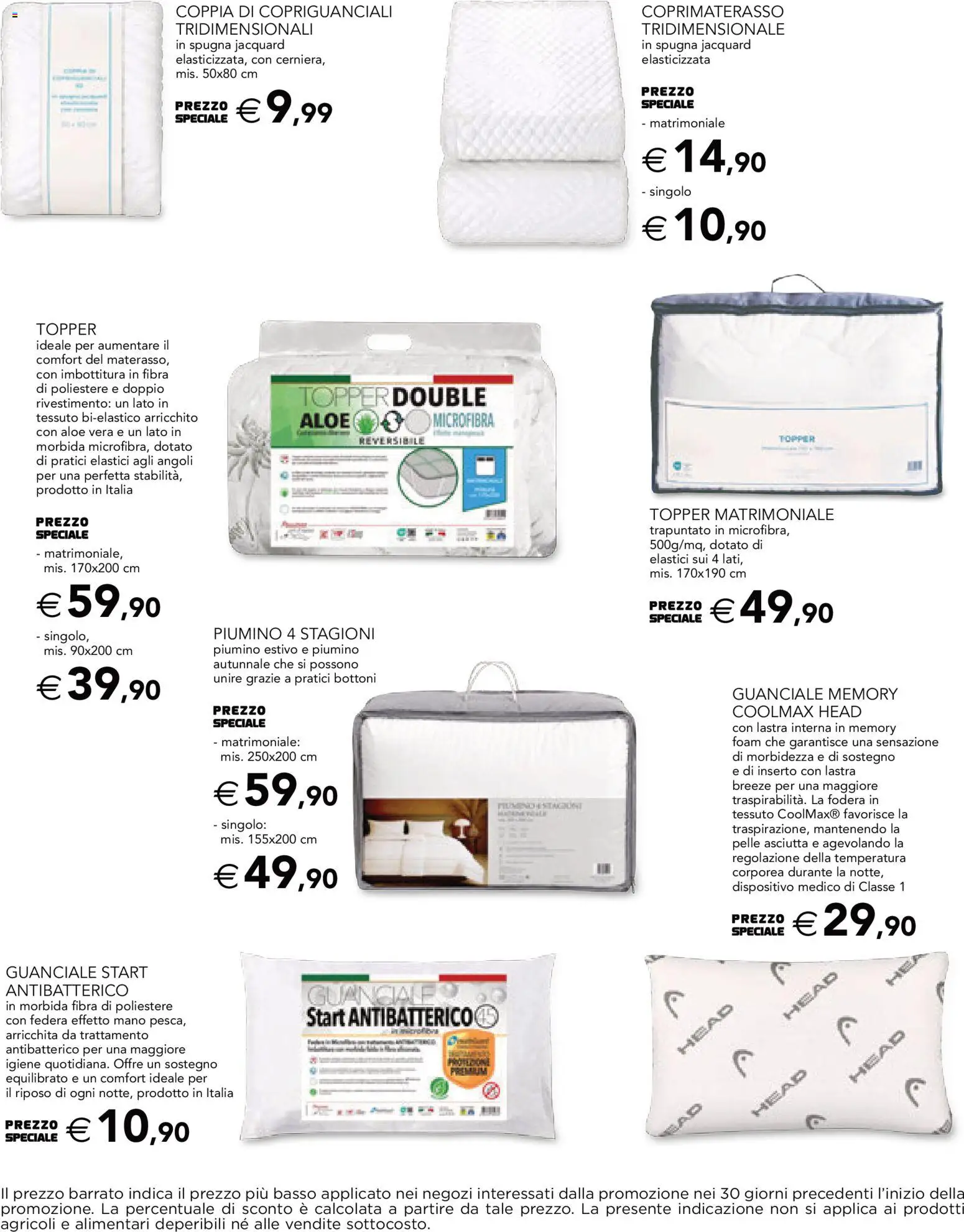 Volantino Esselunga S del 08/10/2026 | Pagina: 18 | Prodotti: Spugna, Elastici, Coprimaterasso, Guanciale