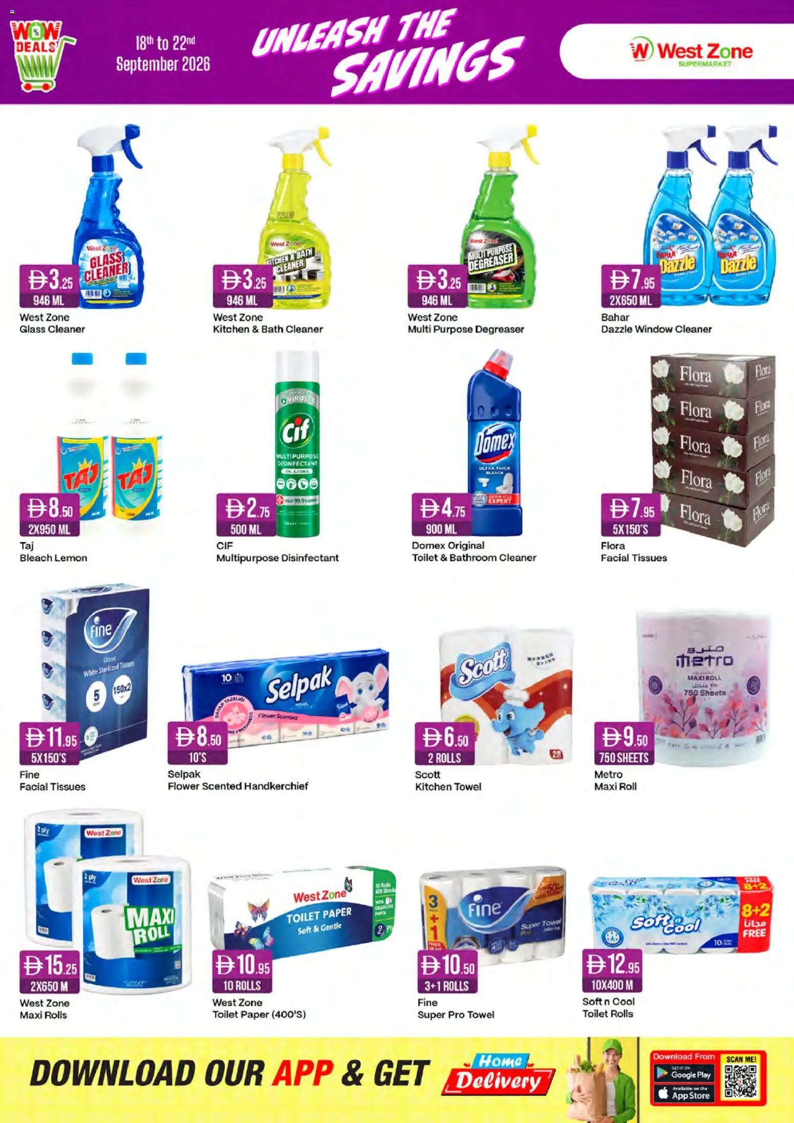 {H1} | Page: 13 | Products: Degreaser, Disinfectant, Bath, Lemon