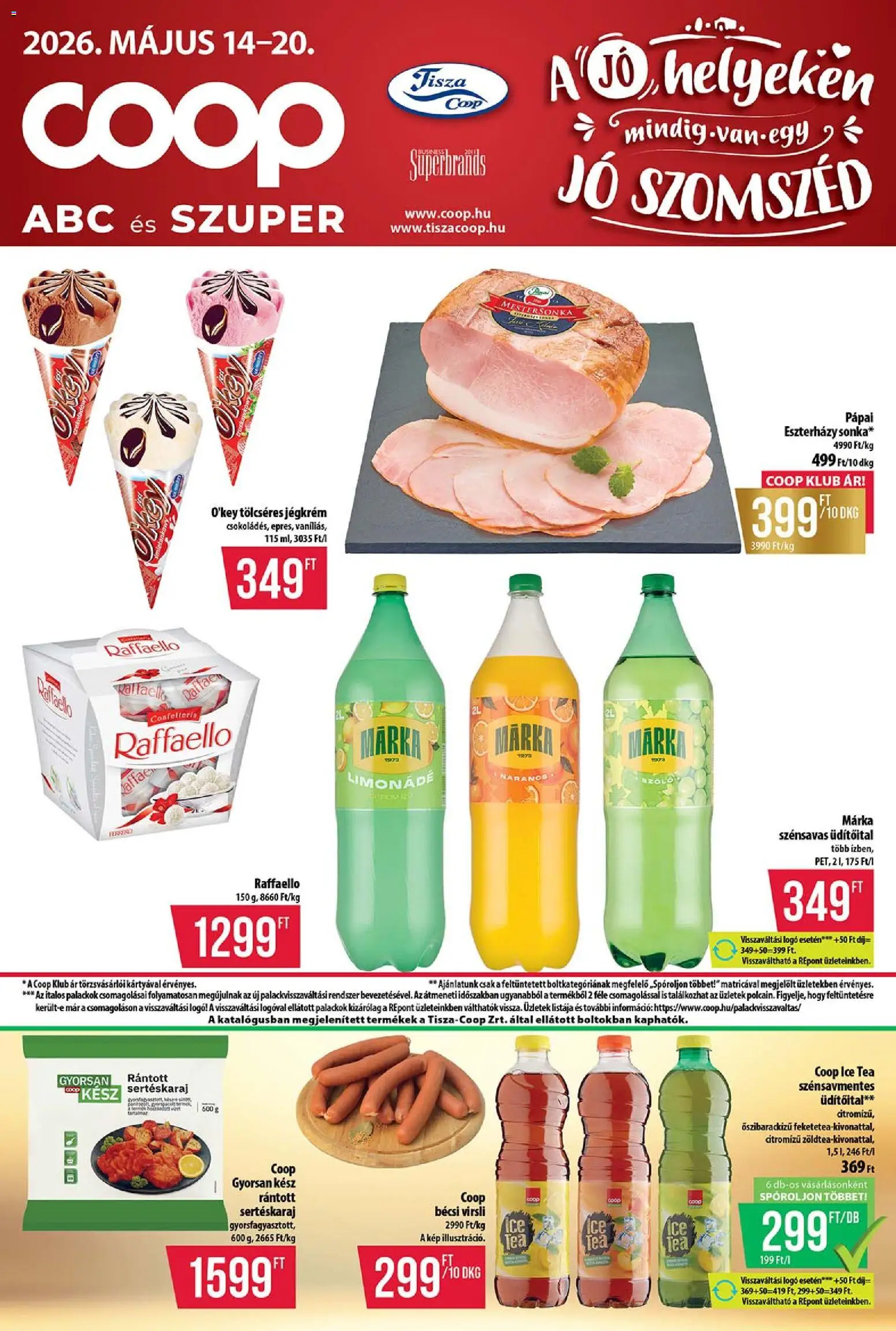 COOP akciós ujság - amely érvényes a következő dátumtól: 14.05.2026 | Oldal: 1