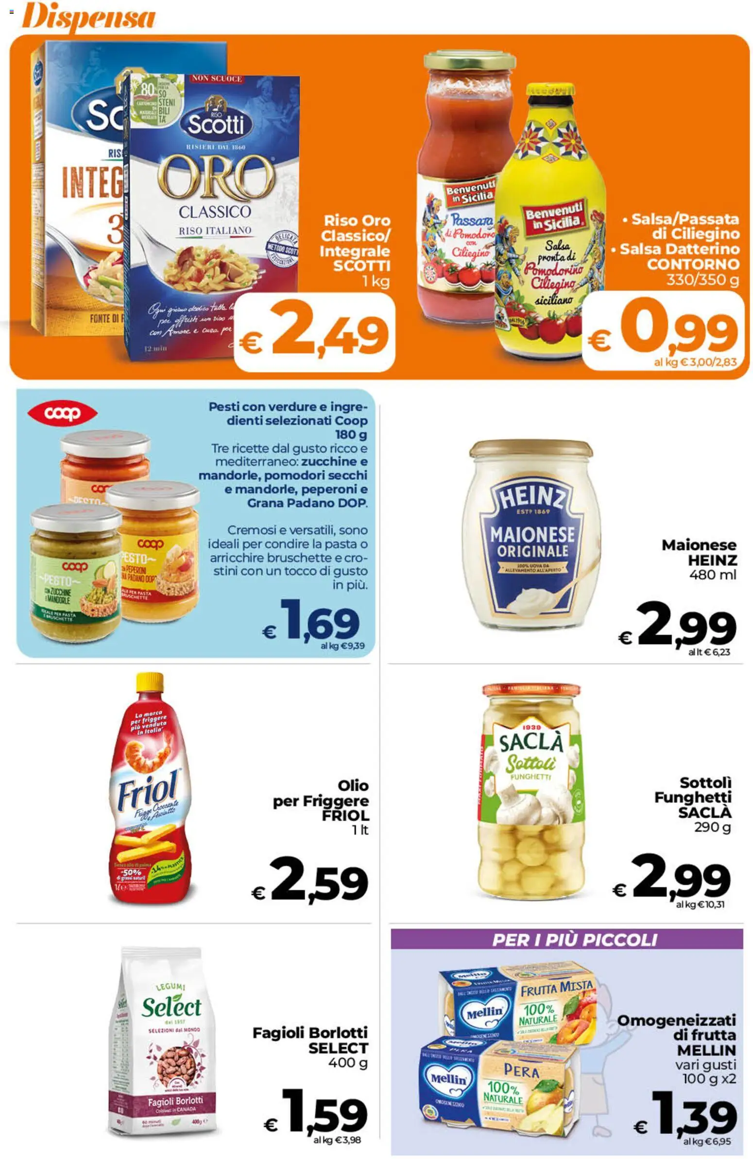 Volantino Ipercoop del 02/10/2026 | Pagina: 30 | Prodotti: Verdure, Salsa, Pomodori, Zucchine