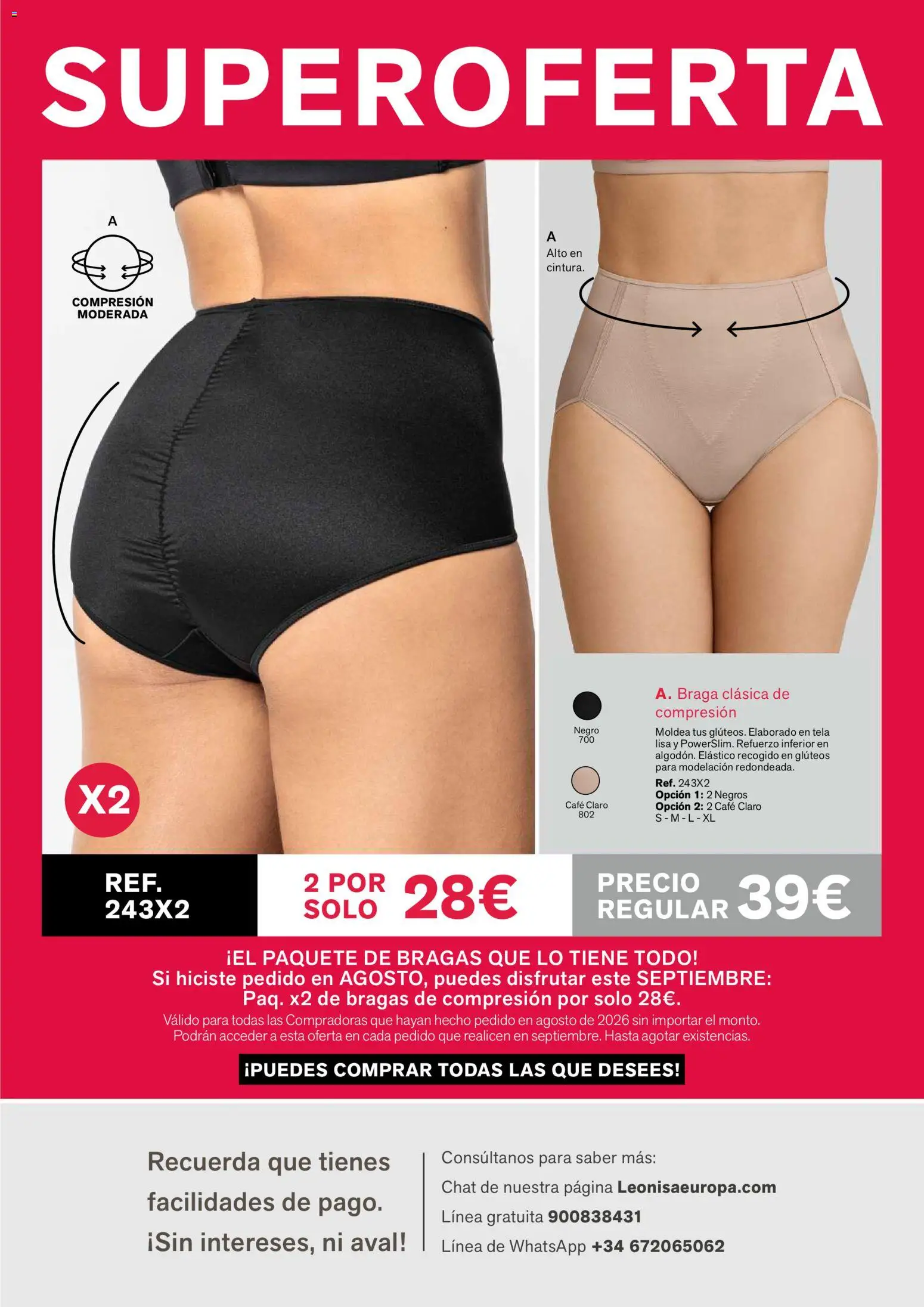 Leonisa Magazine │ válido desde el 01/09/2026 | Página: 3 | Productos: Bragas, Café, Braga