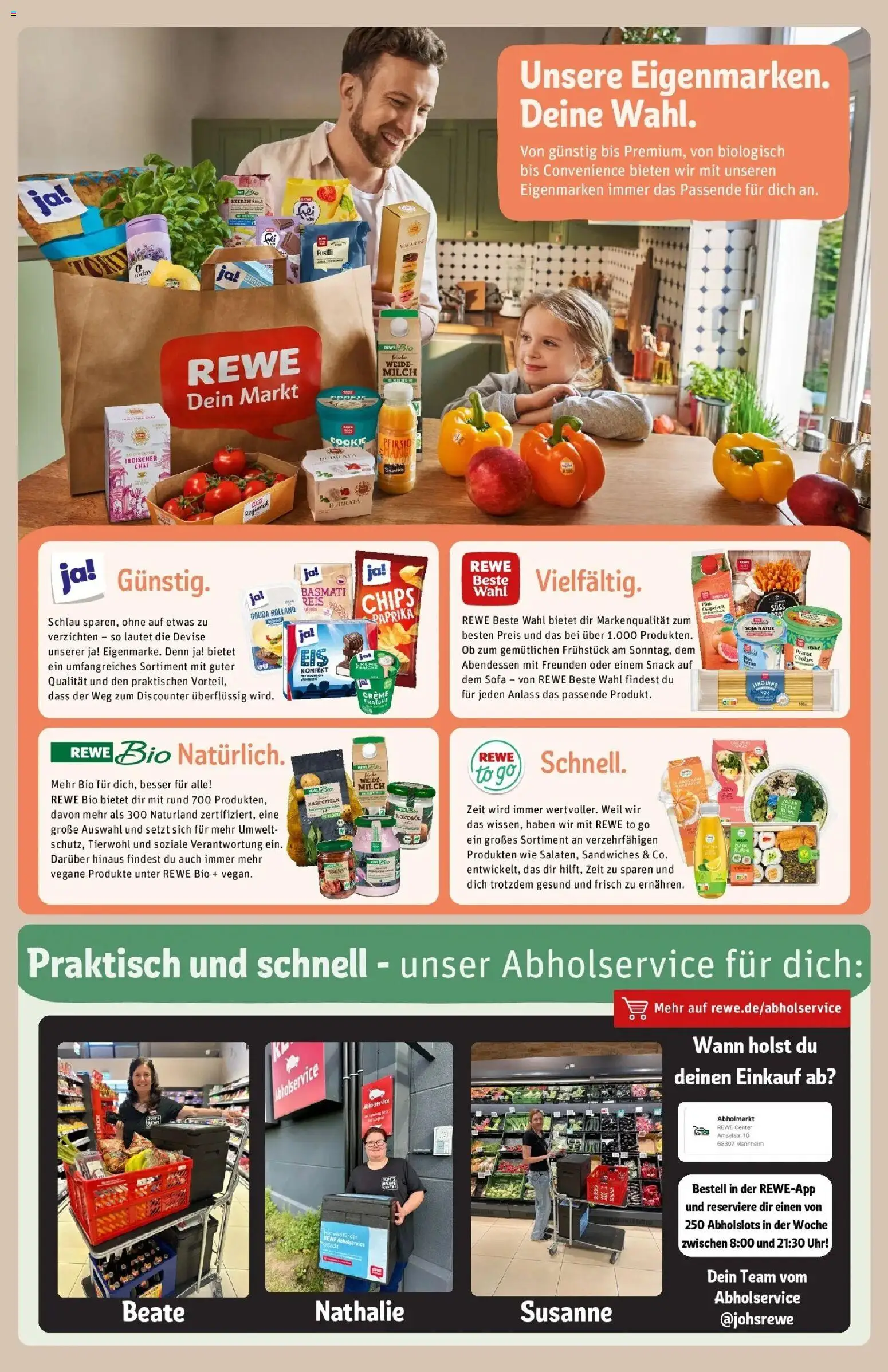 REWE Prospekt ab 04.05.2026 zum Blättern » Angebote | Seite: 32 | Produkte: Milch, Gouda, Grapefruit, Reis