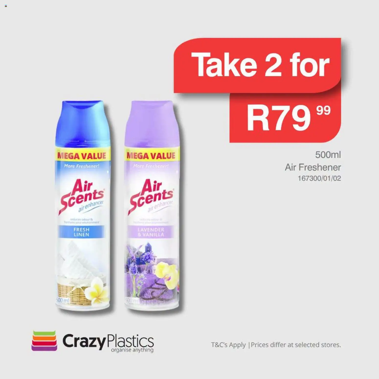 New Crazy Plastics catalogue – valid from 21/10/2026 | Page: 1 | Products: Vanilla, Air freshener