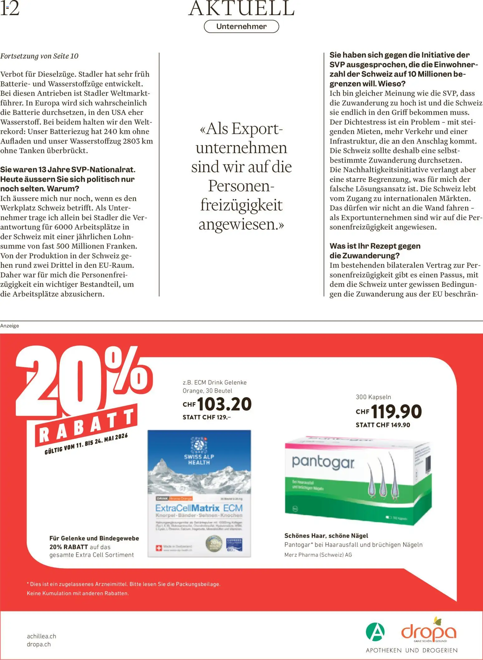 Migros aktionen Magazin – gültig ab 13.05.2026 | Seite: 12