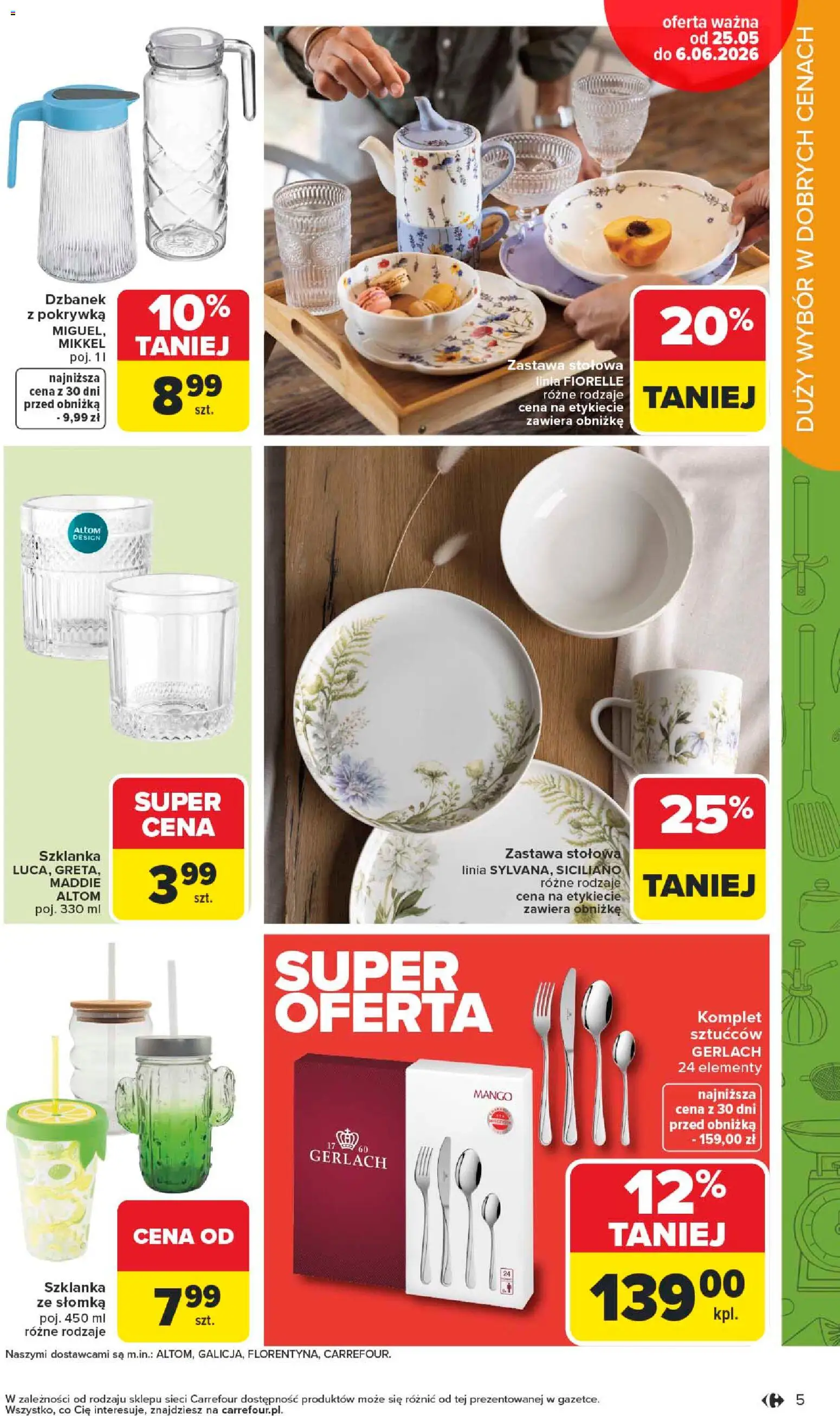 Carrefour gazetka - Łap super okazje od 25.05.2026 | Strona: 5 | Produkty: Szklanka, Mango, Dzbanek