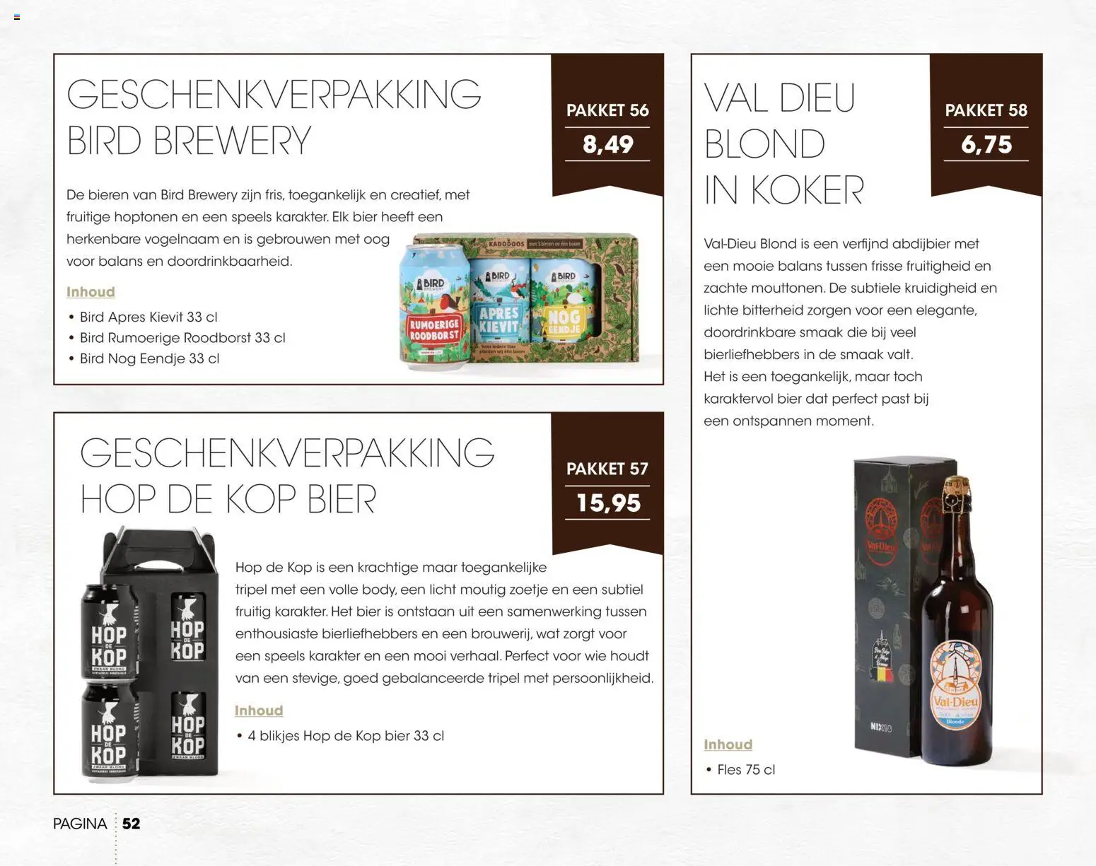 {H1} | Pagina: 52 | Producten: Bier, Fles