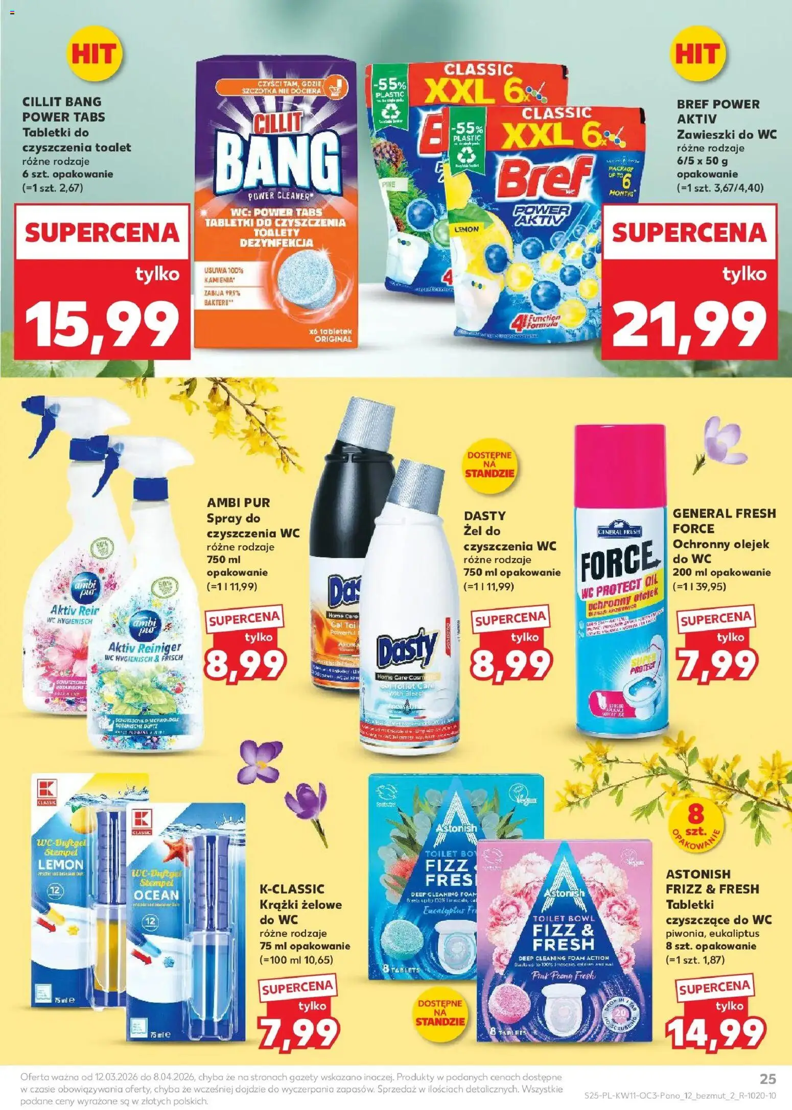 Kaufland gazetka - Dom na Wielkanoc od 12.03.2026 | Strona: 25 | Produkty: Szczotka