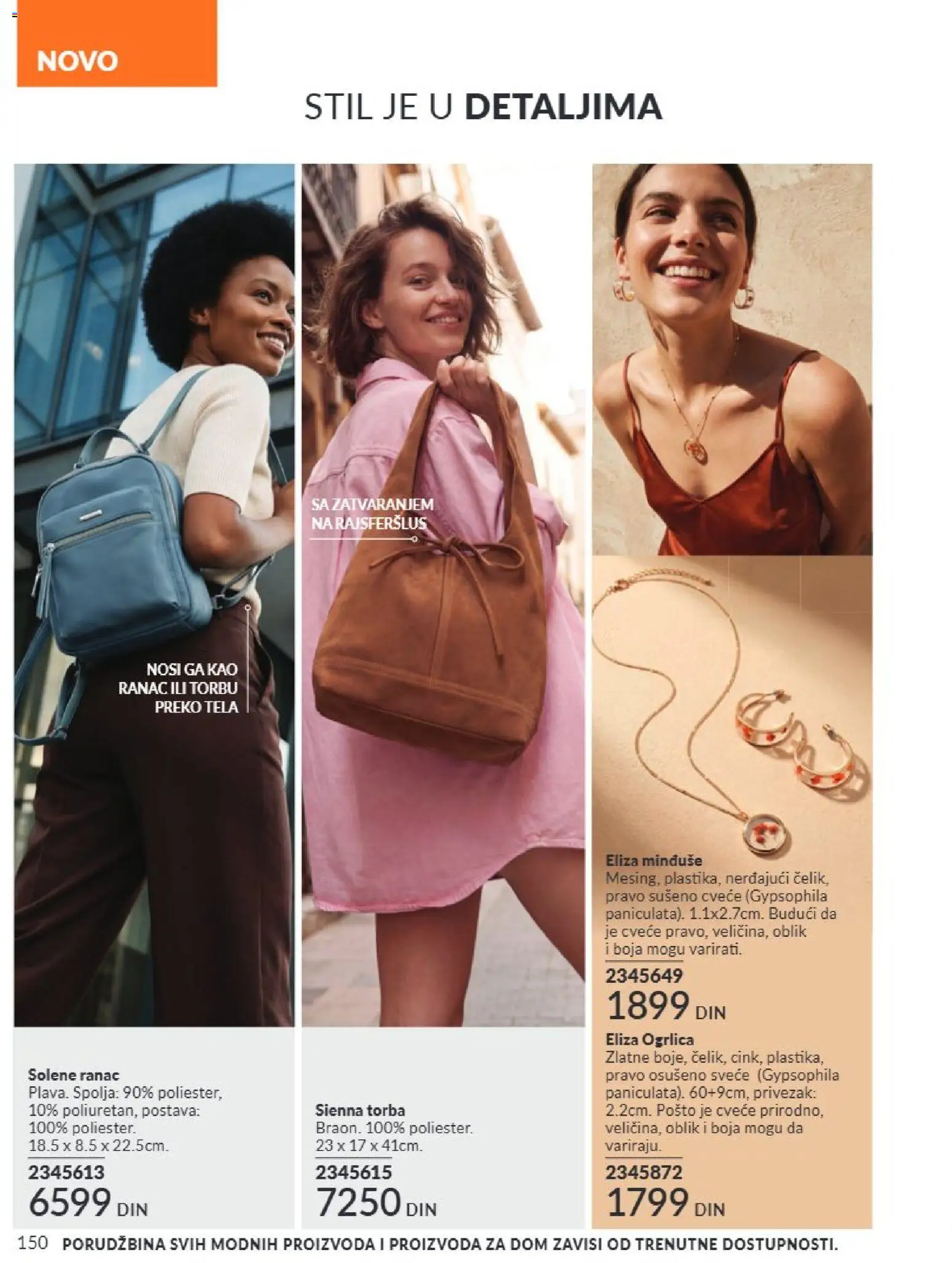 AVON katalog - važi od 01.09.2026 | Strana: 150 | Proizvode: Ranac, Sveće, Torba, Cvece