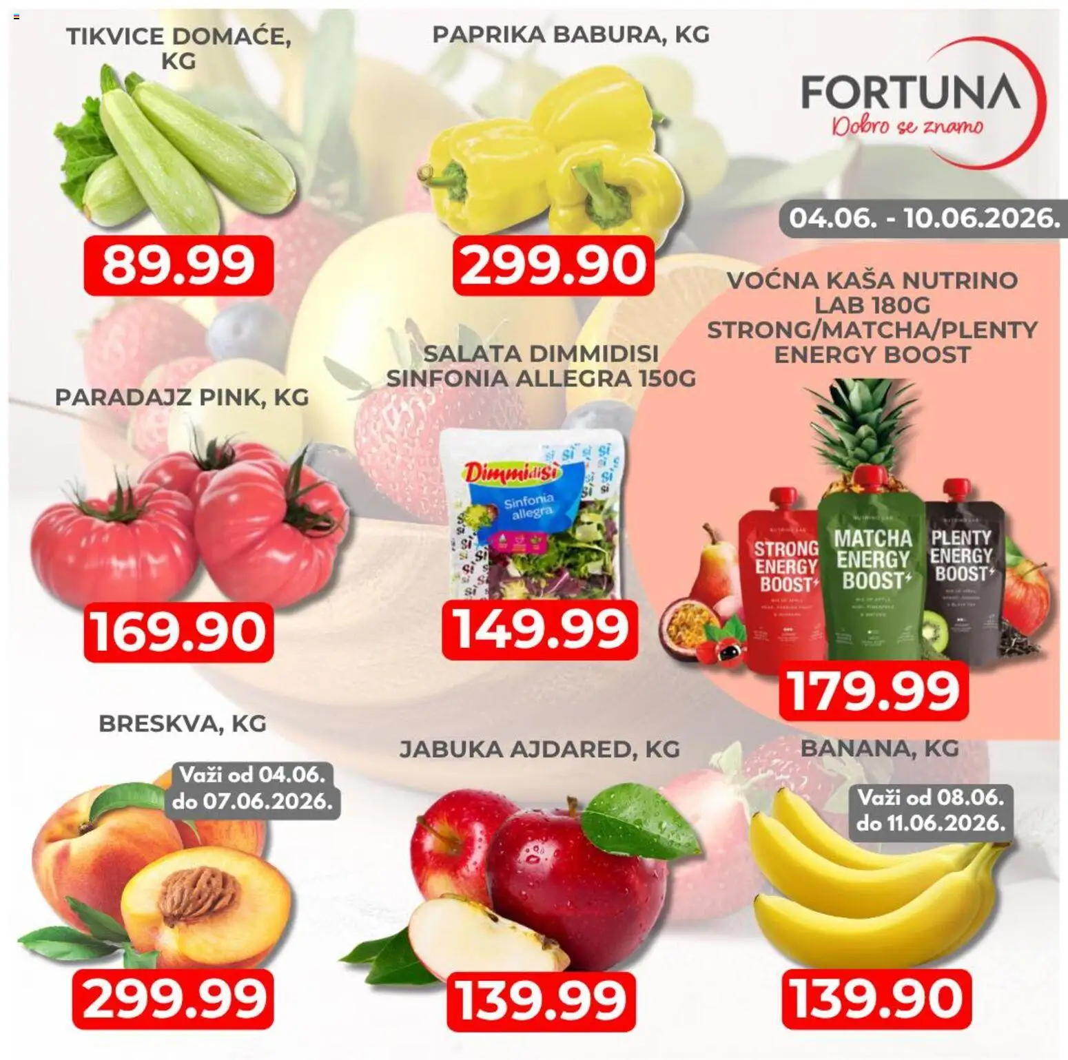 Fortuna Market katalog - važi od 04.06.2026 | Strana: 2 | Proizvode: Salata, Paprika, Paradajz