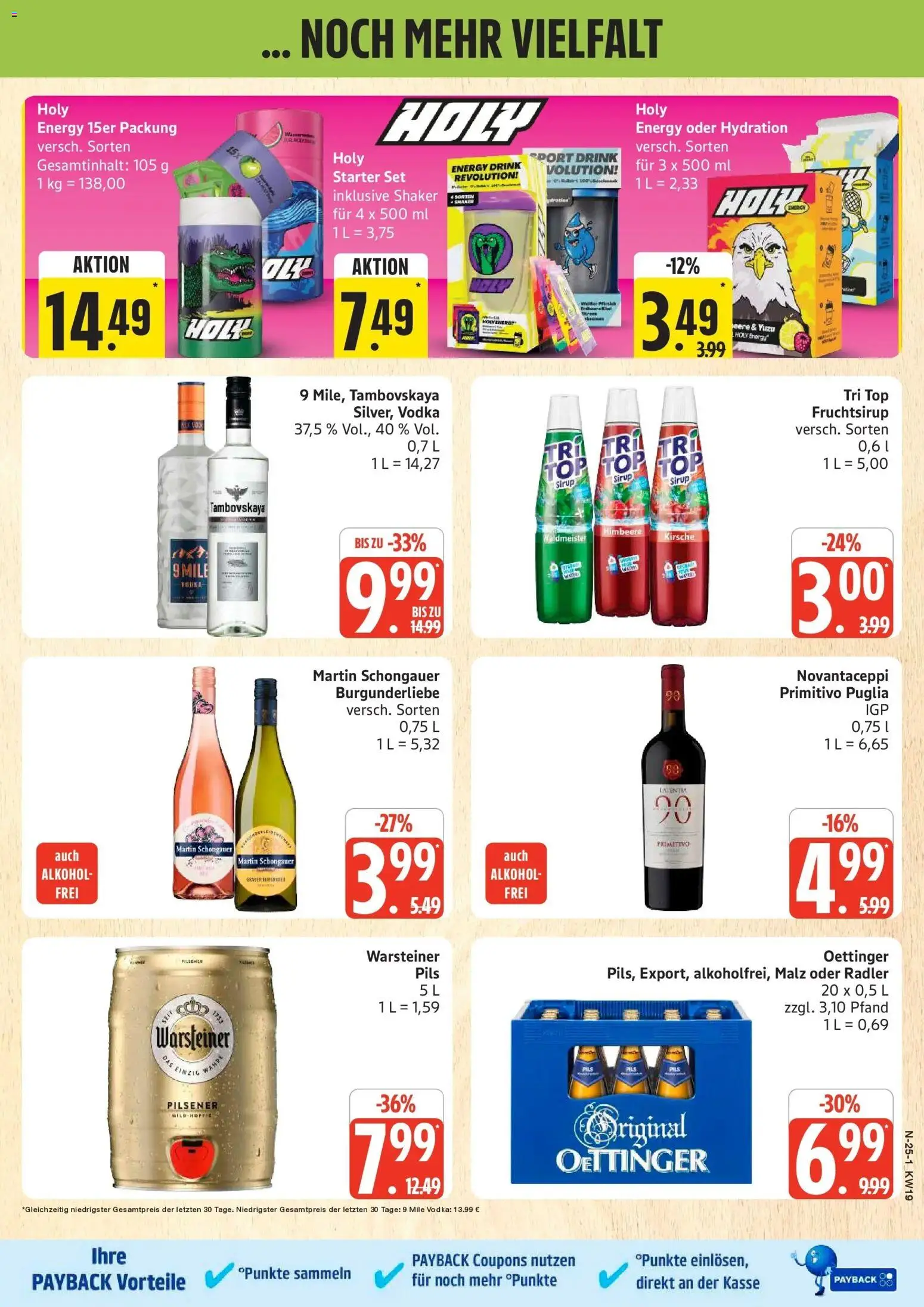 Marktkauf Prospekt Cuxhaven	 – gültig ab 04.05.2026 | Seite: 25 | Produkte: Pils, Oettinger, Radler, Warsteiner