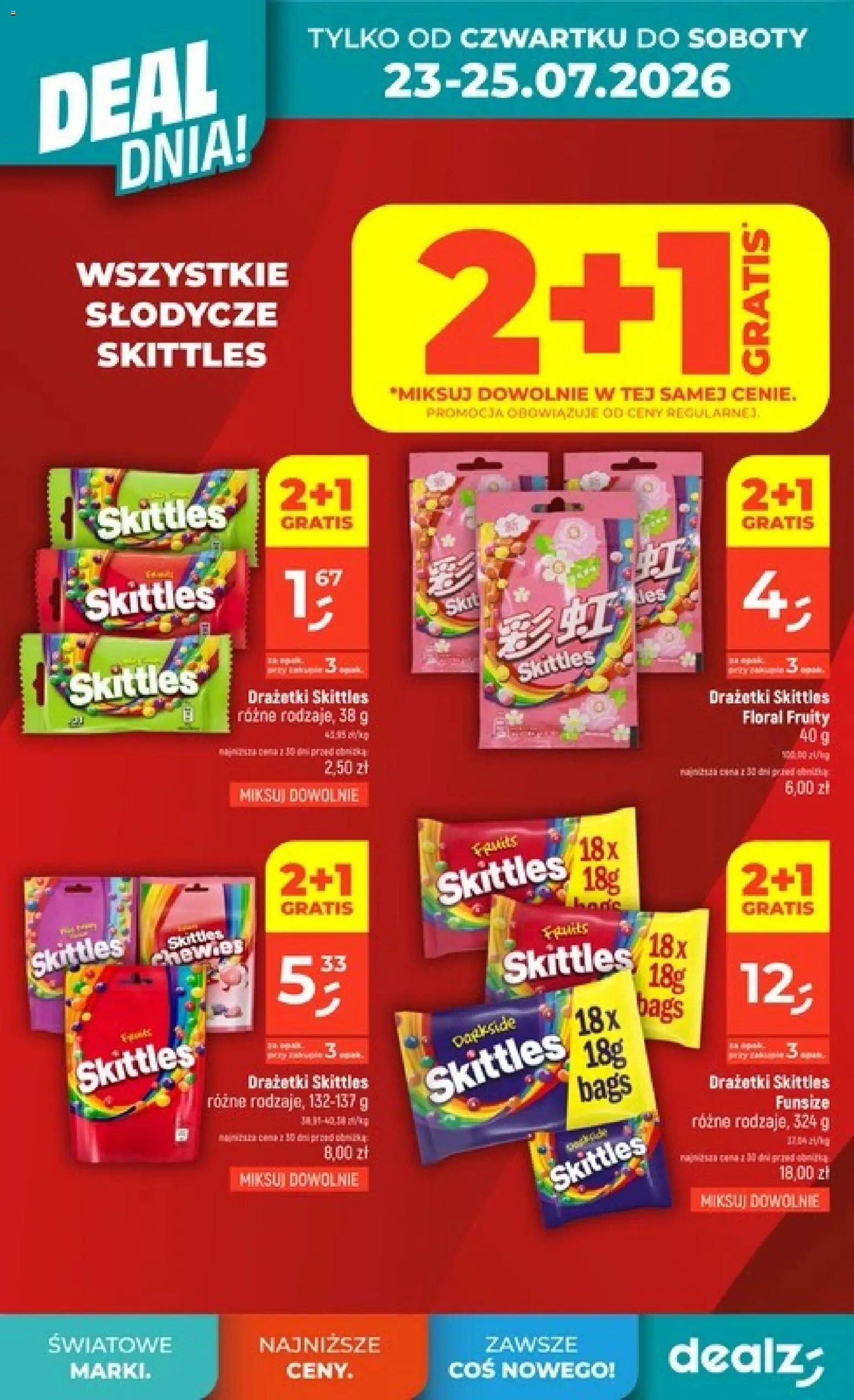 Dealz gazetka - Deal dnia od 23.07.2026 | Strona: 2 | Produkty: Słodycze