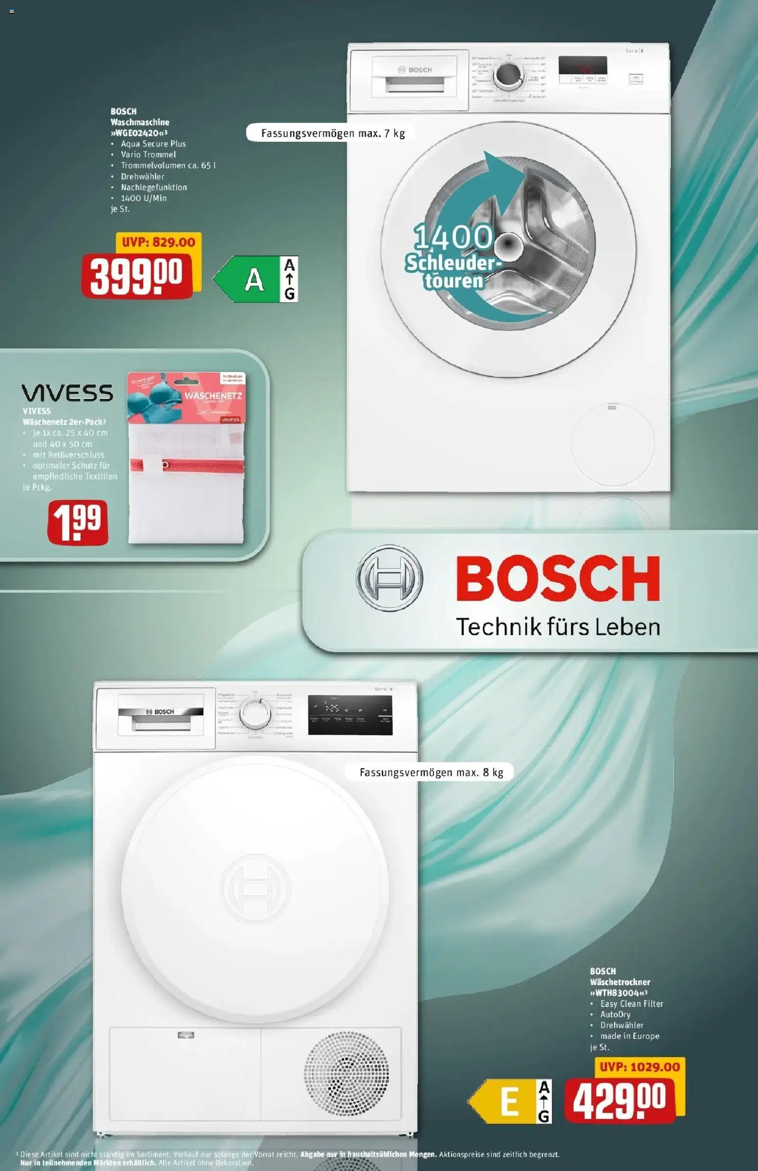 REWE Prospekt ab 12.10.2026 zum Blättern » Angebote | Seite: 31 | Produkte: Bosch, Waschmaschine