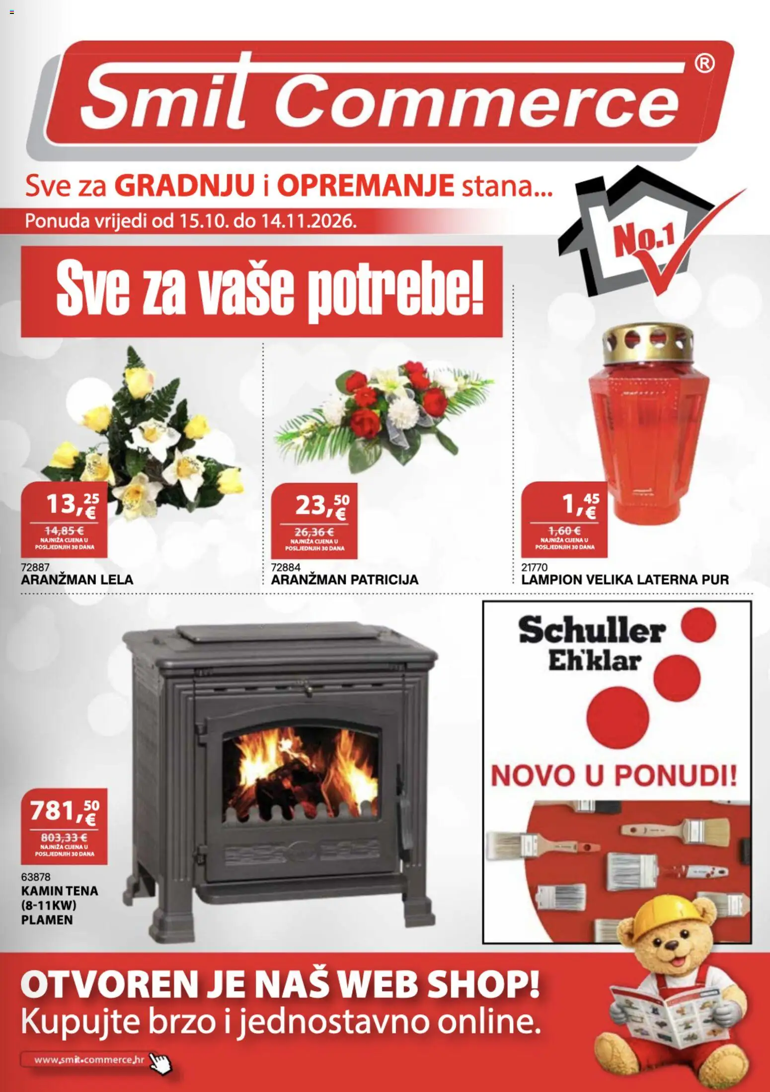 Smit Commerce katalog | vrijedi od 15.10.2026 | Stranica: 1 | Proizvodi: Lampion, Kamin
