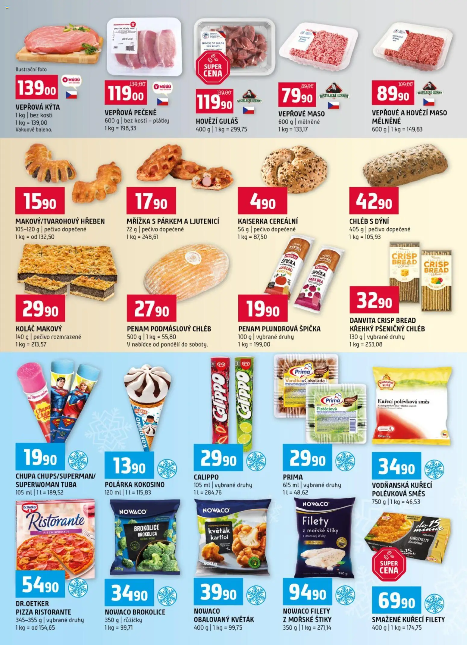 Terno leták od 20.05.2026 | Strana: 3 | Produkty: Vepřové maso, Květák, Guláš, Kýta