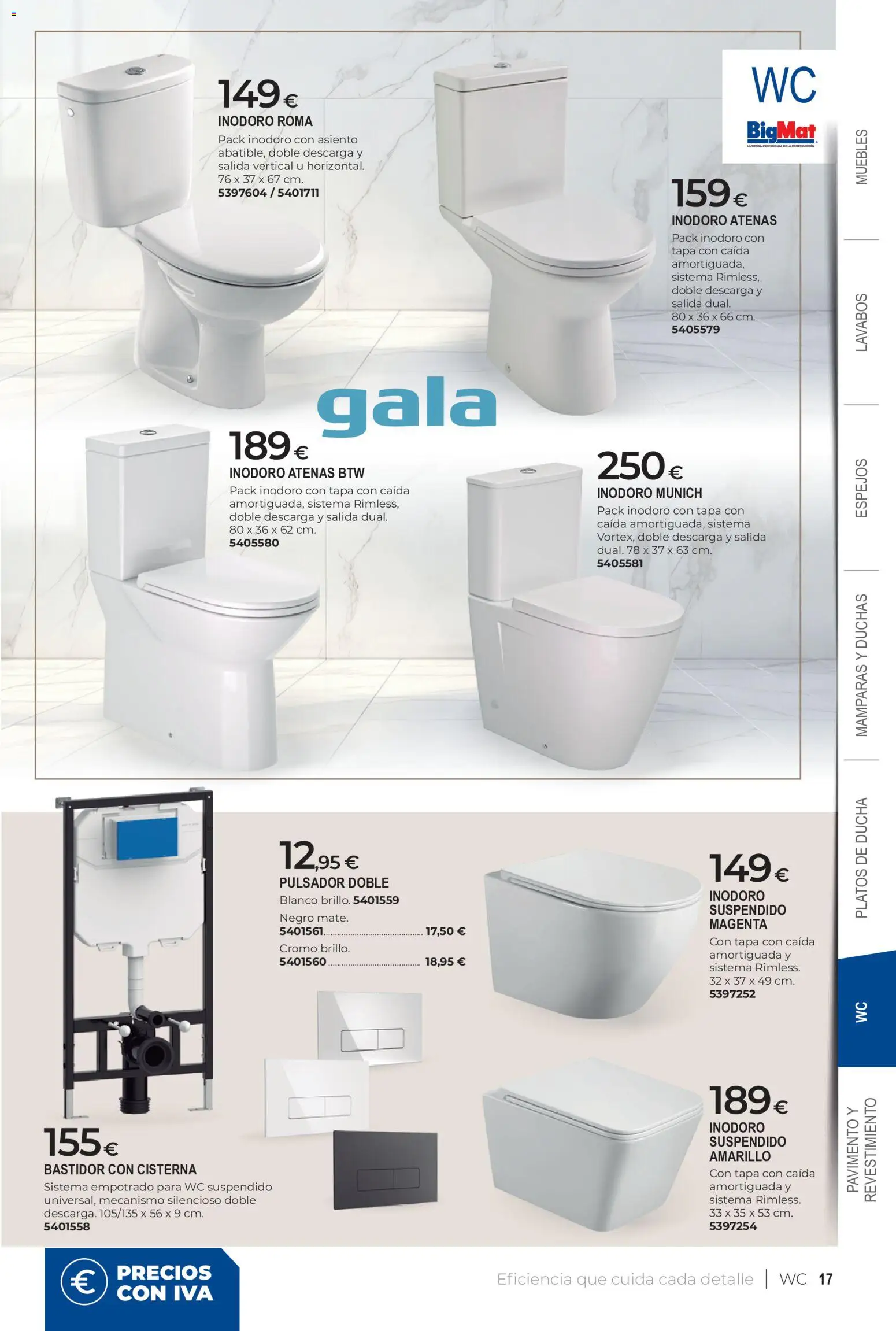 BigMat Baños y cerámica 2026 │ válido desde el 21.05.2026 | Página: 17 | Productos: Muebles, Ducha
