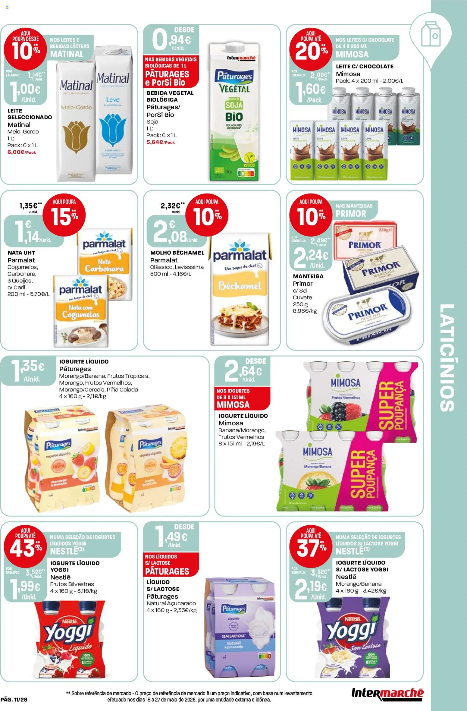 Intermarché Folheto Contact │ válido de 02/07/2026 | Página: 11 | Produtos: Sal, Manteiga, Cogumelos, Bebida